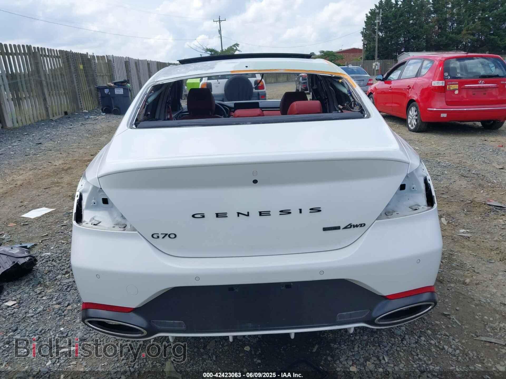 2022 GENESIS G70 - VIN: KMTG14TE3NU081314 - Фото 17
