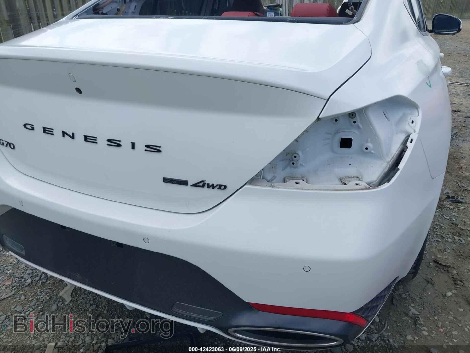 2022 GENESIS G70 - VIN: KMTG14TE3NU081314 - Фото 18