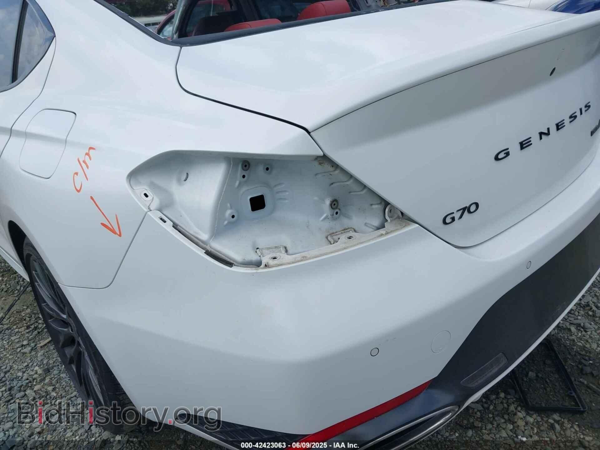 2022 GENESIS G70 - VIN: KMTG14TE3NU081314 - Фото 19