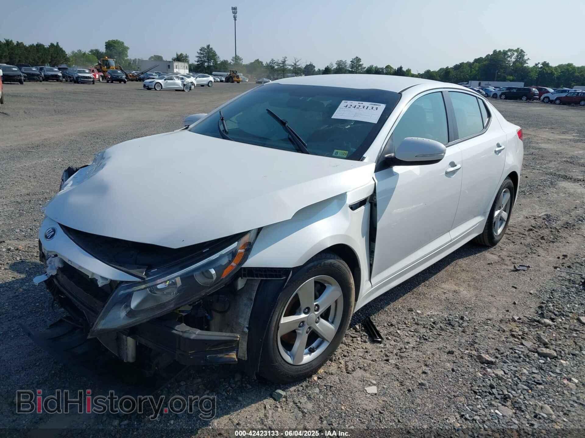 2015 KIA OPTIMA - VIN: KNAGM4A76F5569420 - Фото 2