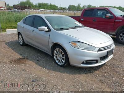 2013 Dodge DART Limited, серебристый — VIN 1C3CDFCH3DD198744, IAAI