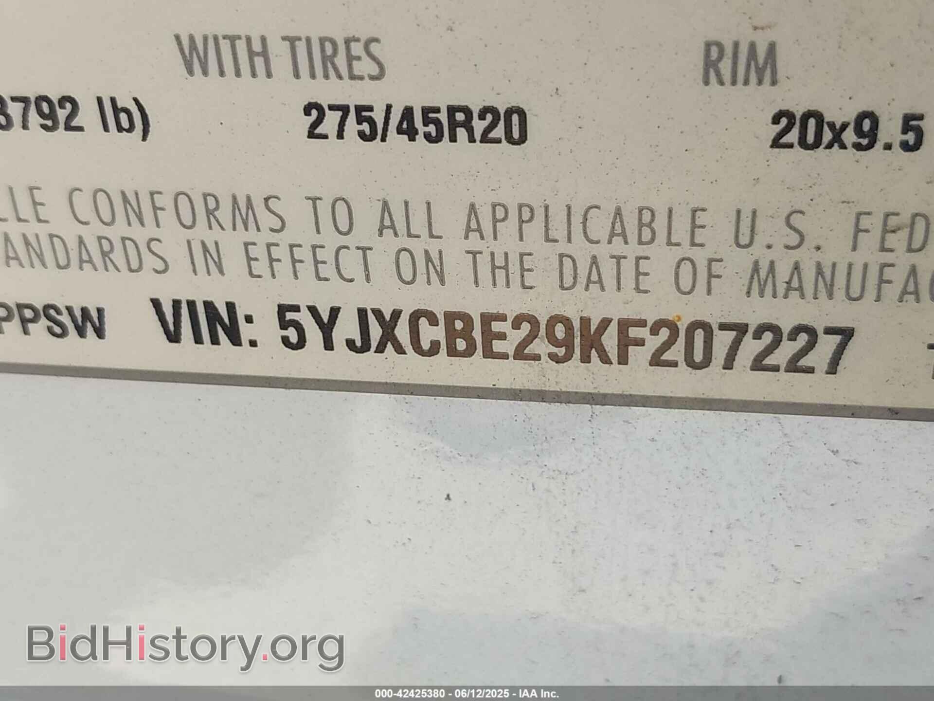 2019 TESLA MODEL X - VIN: 5YJXCBE29KF207227 - Photo 9