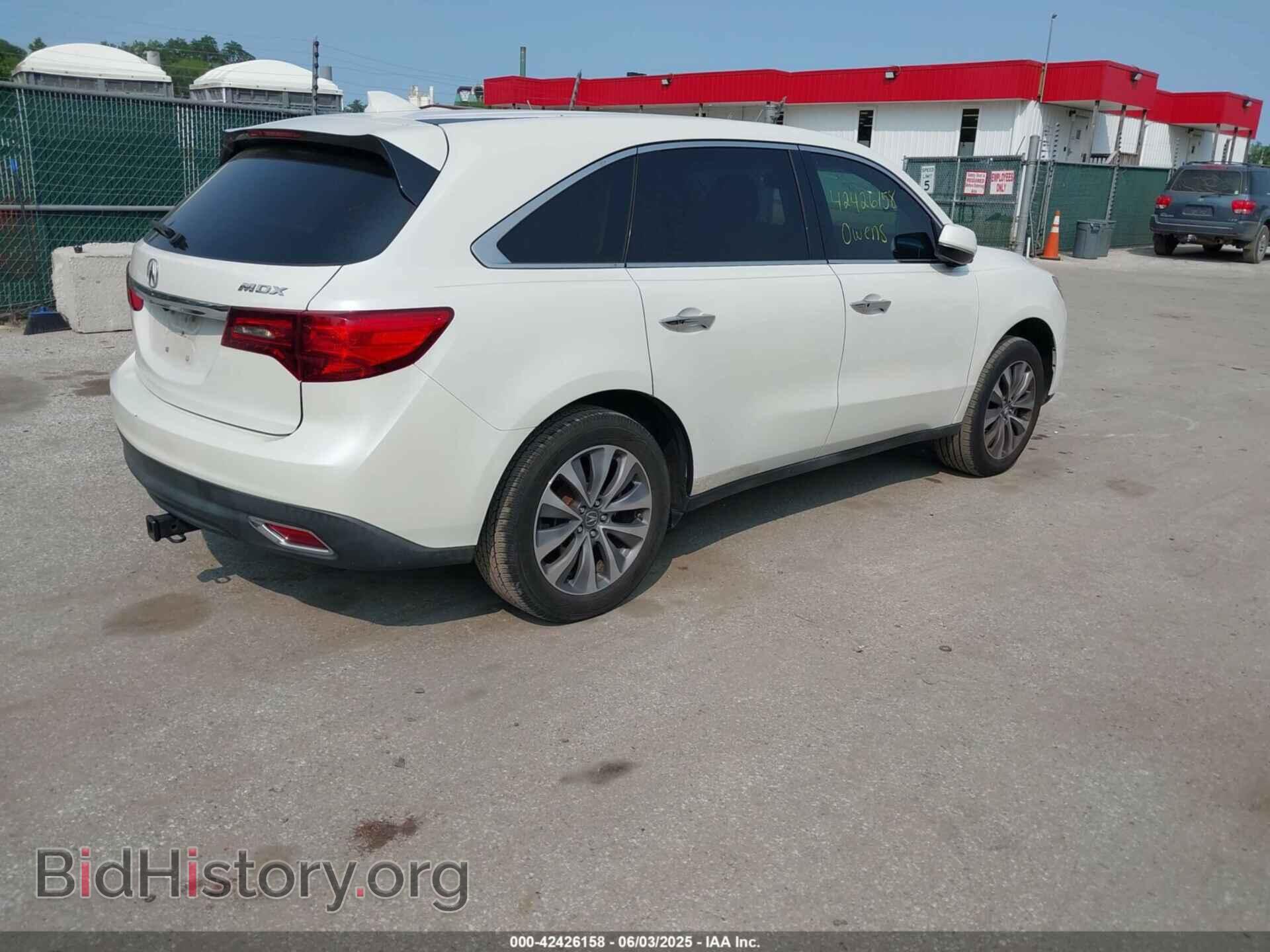 2014 ACURA MDX - VIN: 5FRYD3H66EB003655 - Фото 4