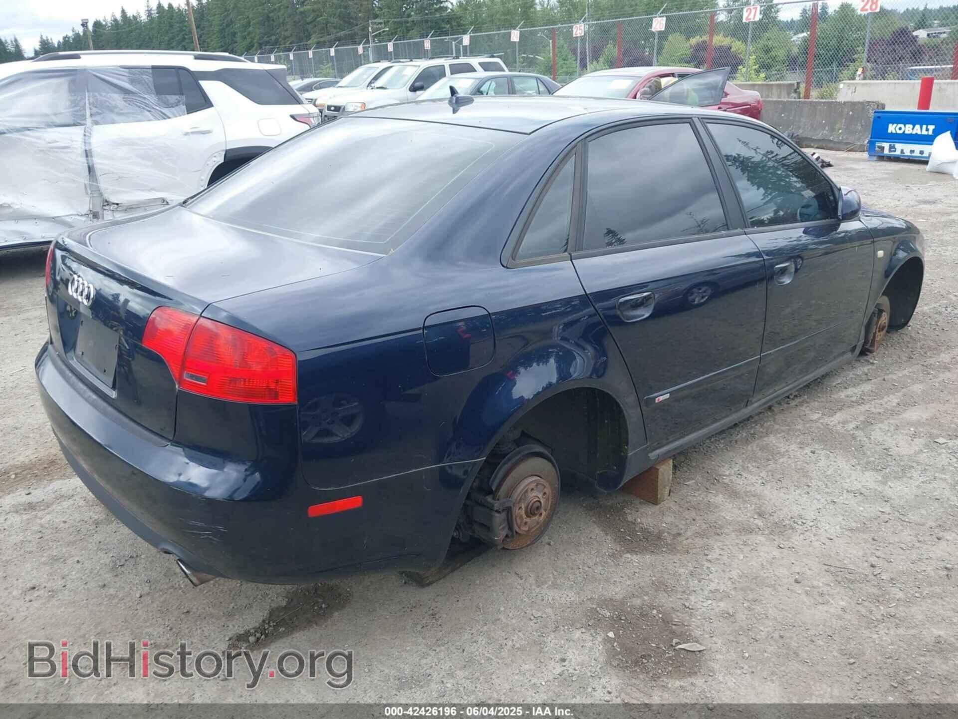 2007 AUDI A4 - VIN: WAUEH78E57A062129 - Фото 4