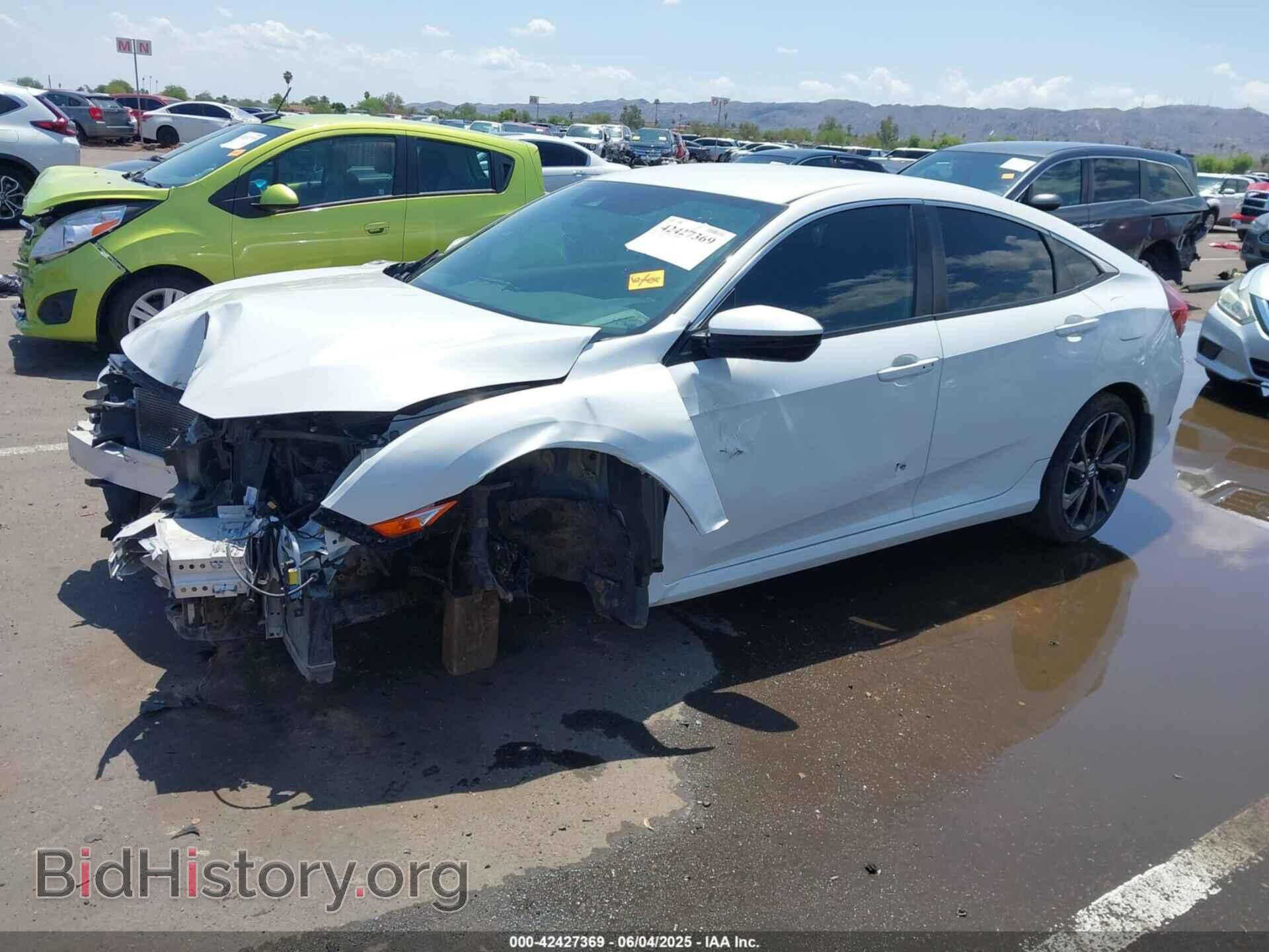 2020 HONDA CIVIC - VIN: 19XFC2F85LE000825 - Фото 2