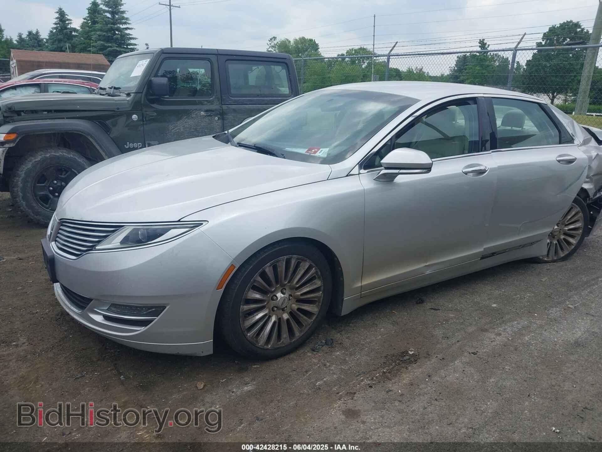 2013 LINCOLN MKZ - VIN: 3LN6L2J91DR800981 - Фото 2