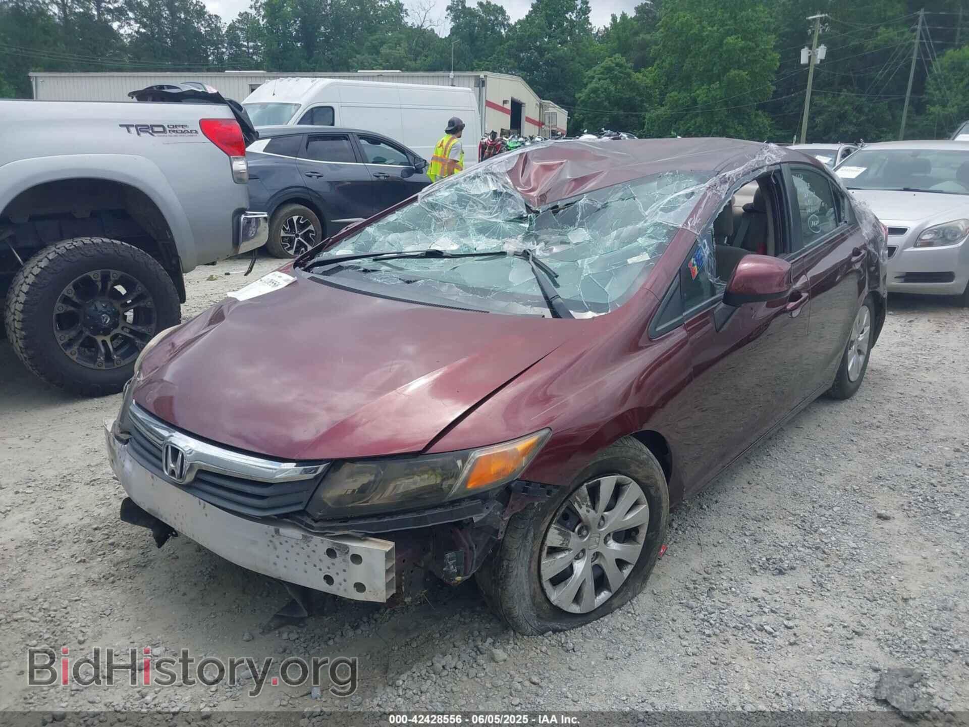 2012 HONDA CIVIC - VIN: 19XFB2F59CE083748 - Фото 2