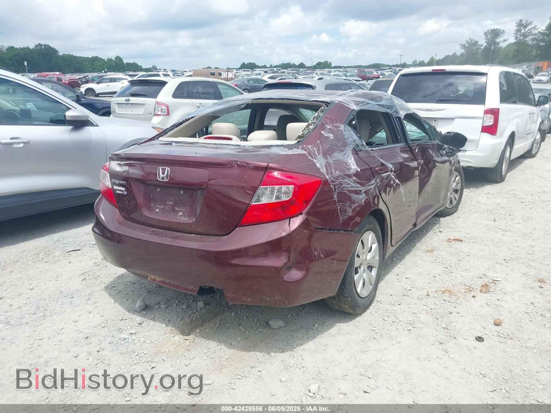 2012 HONDA CIVIC - VIN: 19XFB2F59CE083748 - Фото 4