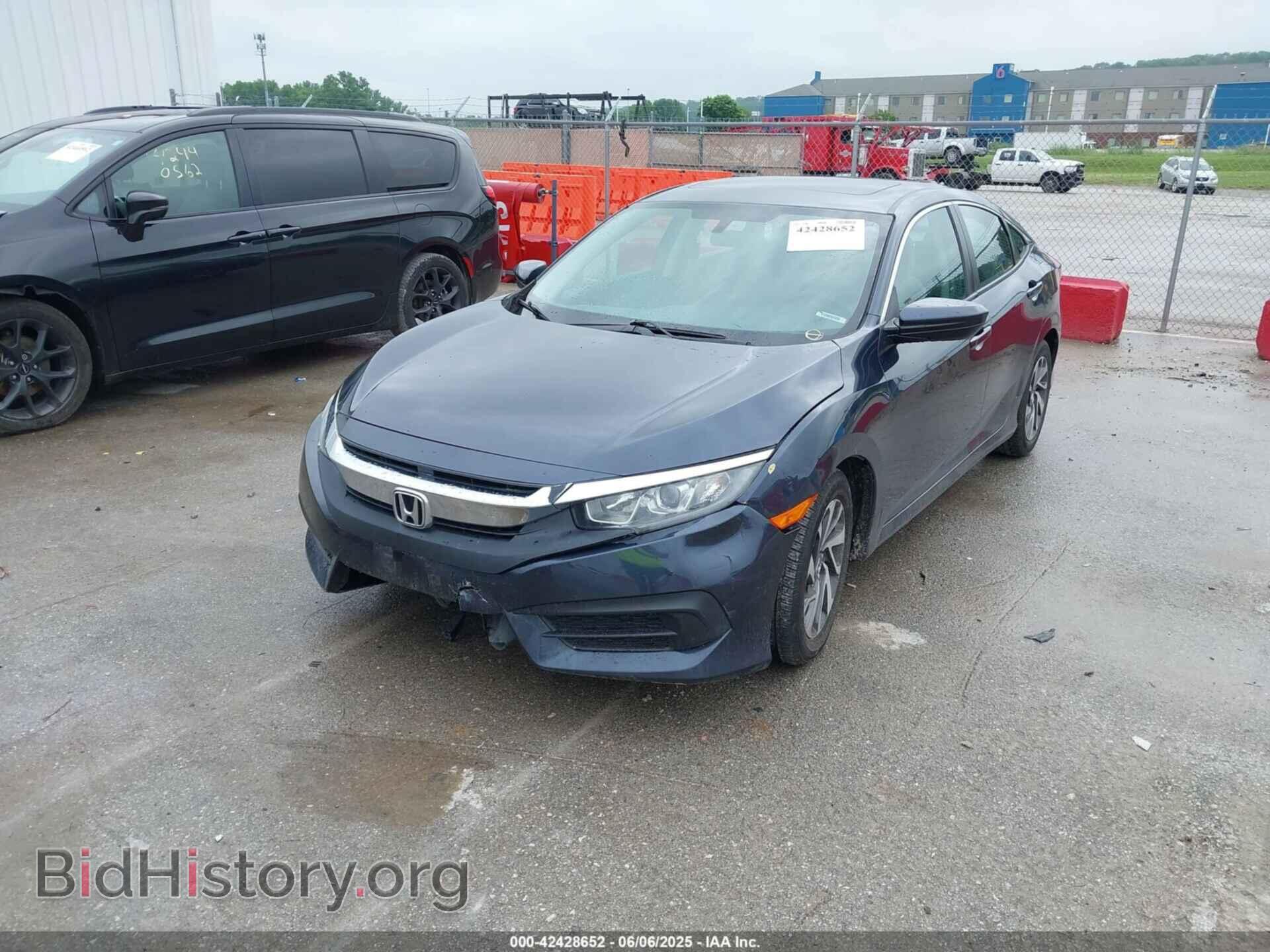 2016 HONDA CIVIC - VIN: 19XFC2F78GE007653 - Фото 2