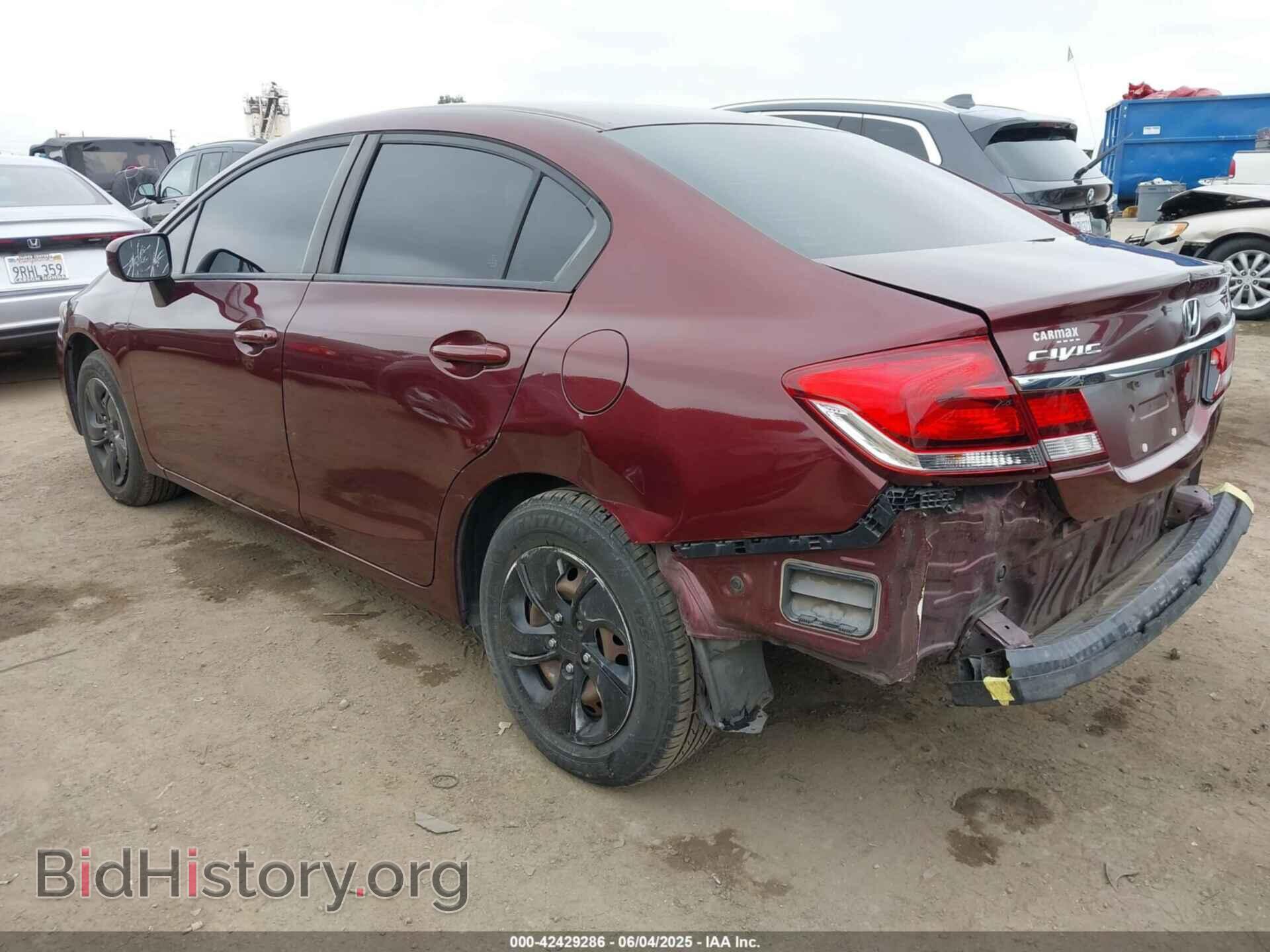 2014 HONDA CIVIC - VIN: 19XFB2F54EE019216 - Фото 3
