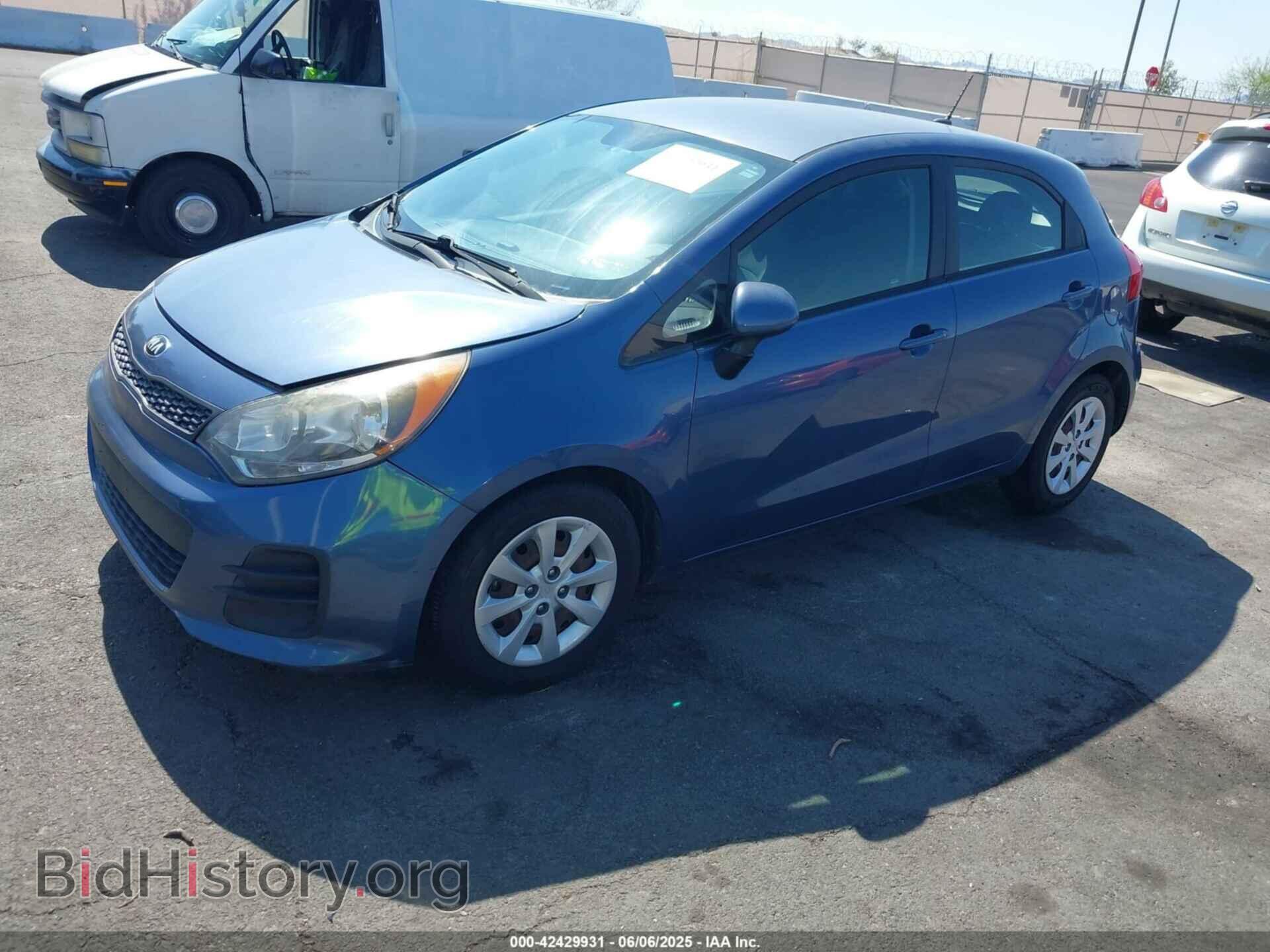 2016 KIA RIO - VIN: KNADM5A38G6600927 - Фото 2