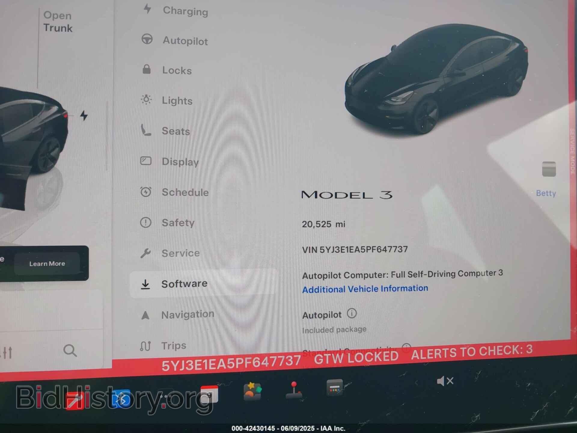 2023 TESLA MODEL 3 - VIN: 5YJ3E1EA5PF647737 - Фото 7