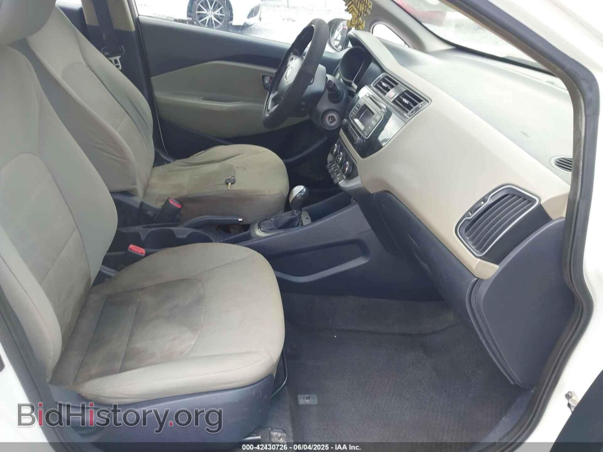 2016 KIA RIO - VIN: KNADM4A32G6660602 - Фото 5