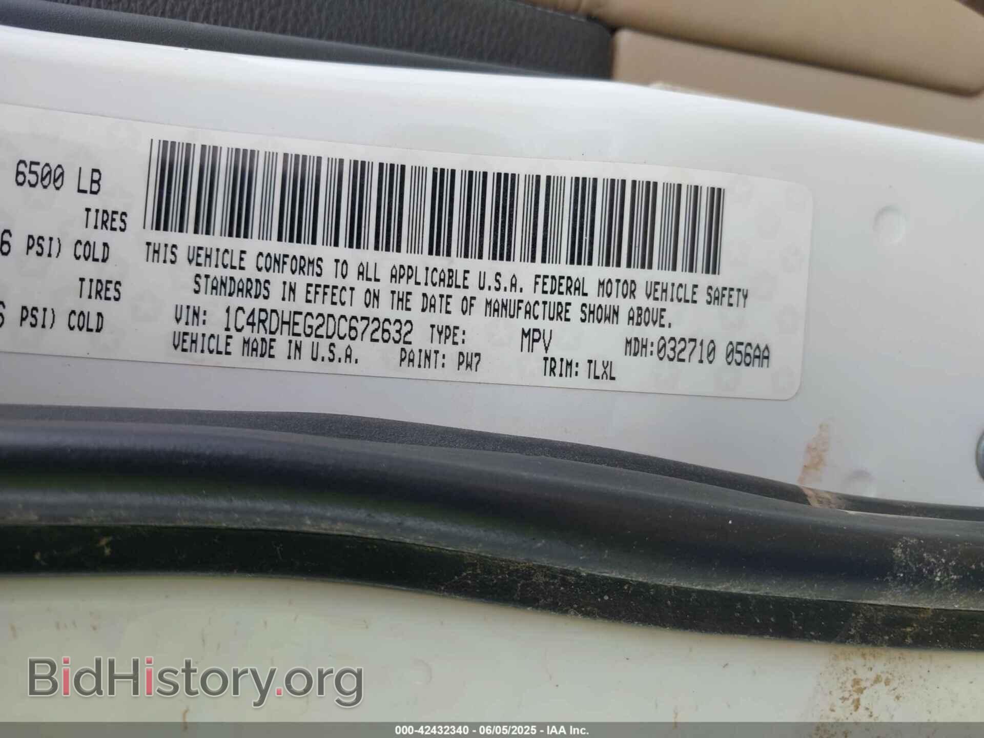 2013 DODGE DURANGO - VIN: 1C4RDHEG2DC672632 - Photo 9
