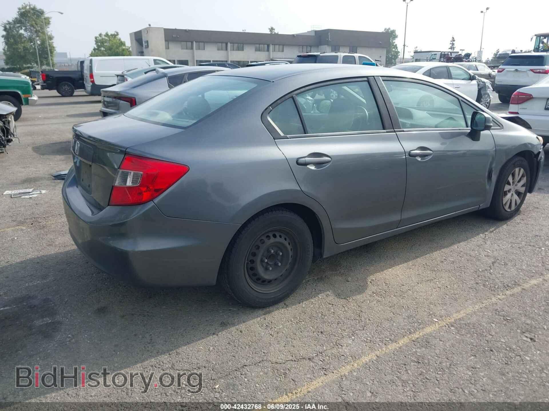 2012 HONDA CIVIC - VIN: 19XFB2F53CE307192 - Фото 4