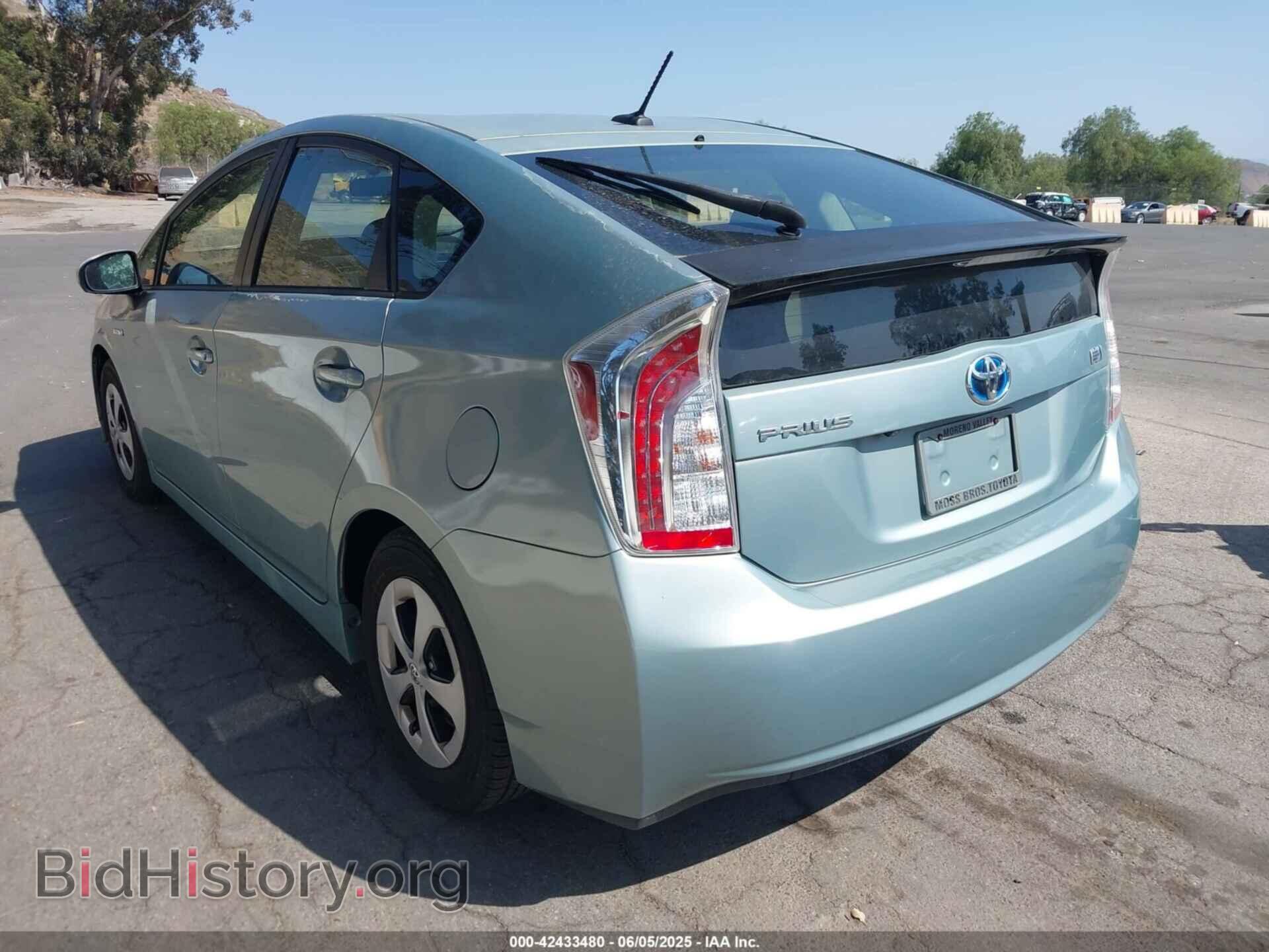 2014 TOYOTA PRIUS - VIN: JTDKN3DU2E1765639 - Фото 3