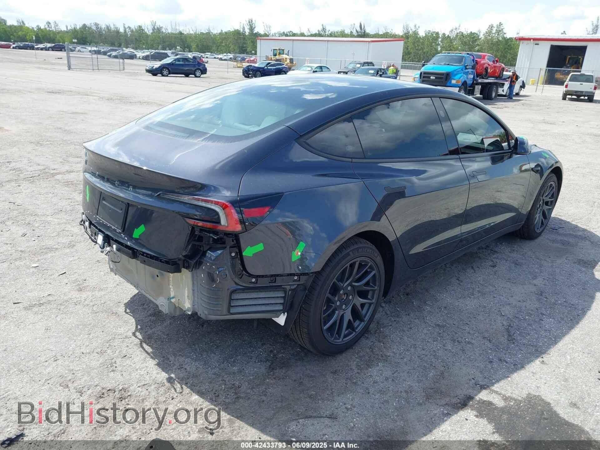 2025 TESLA MODEL 3 - VIN: 5YJ3E1EA7SF940208 - Фото 4