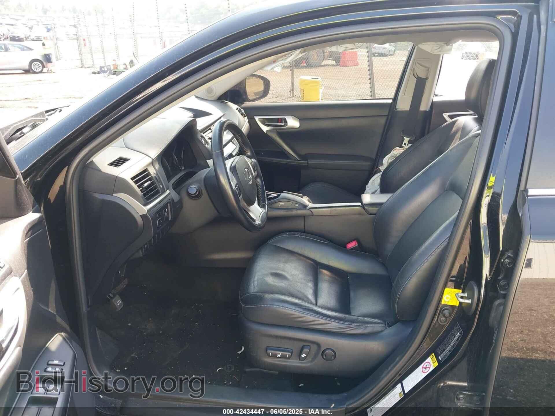 2012 LEXUS CT 200H - VIN: JTHKD5BH4C2078687 - Фото 5