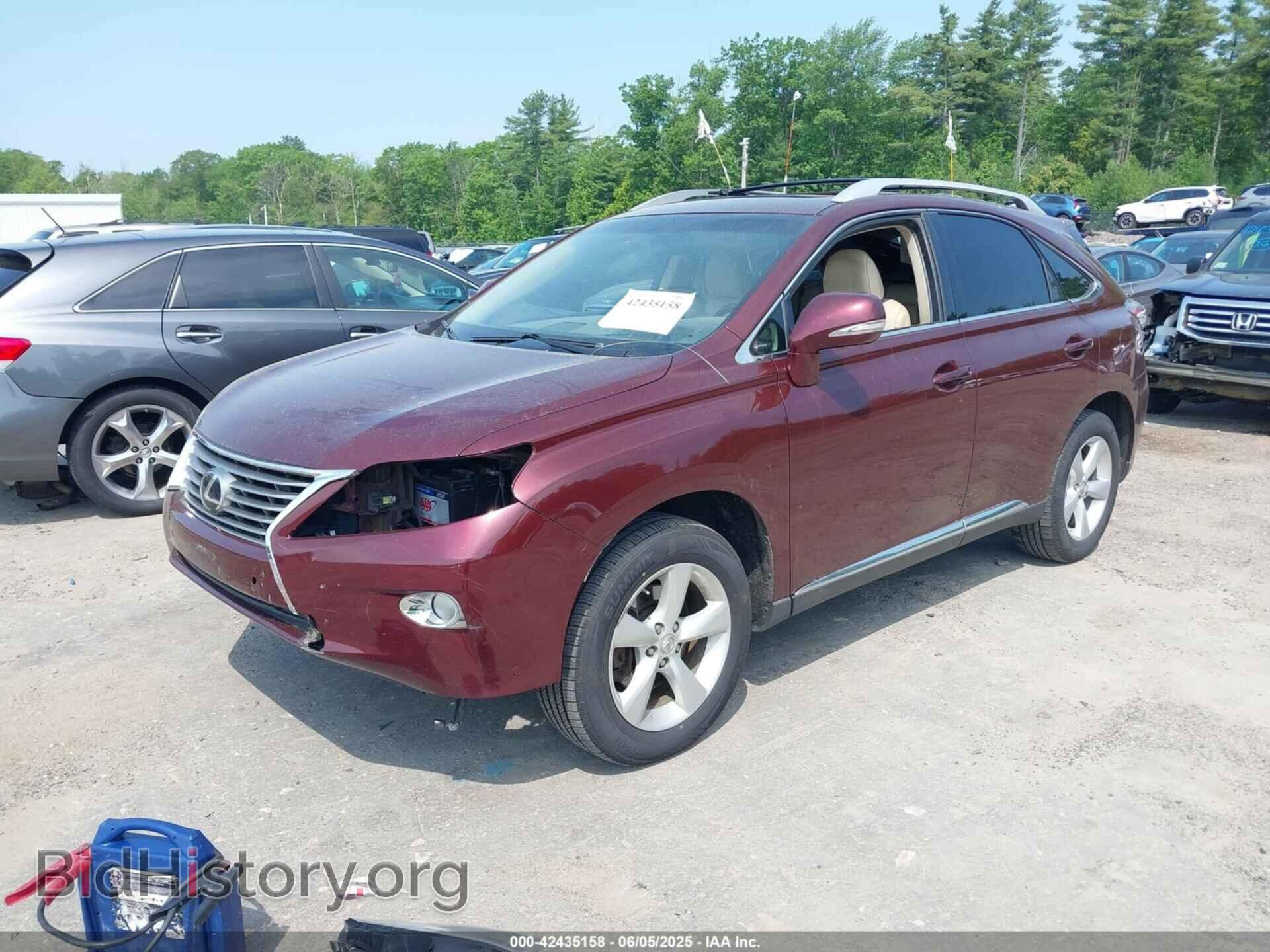 2013 LEXUS RX 350 - VIN: 2T2BK1BA8DC196095 - Фото 2