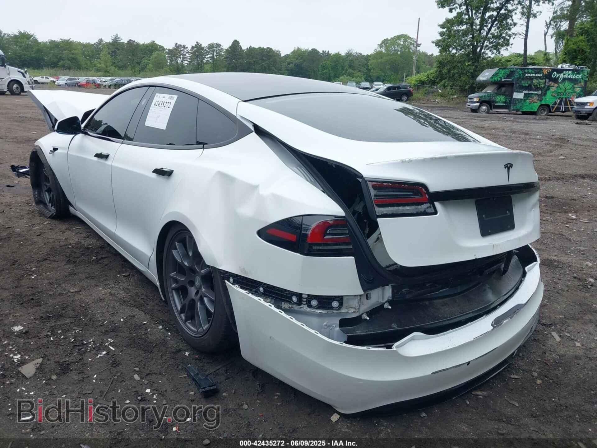 2022 TESLA MODEL S - VIN: 5YJSA1E62NF487719 - Фото 3