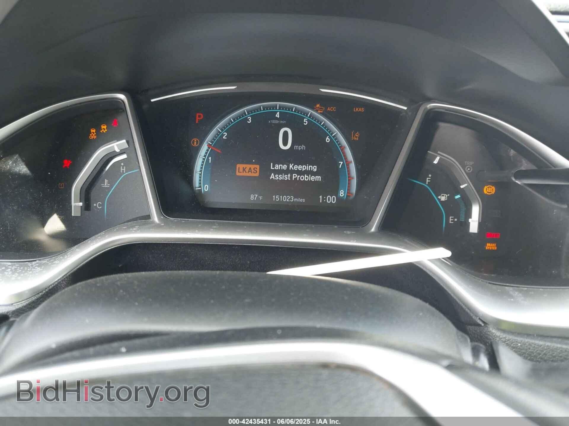 2019 HONDA CIVIC - VIN: JHMFC1F39KX003447 - Фото 7