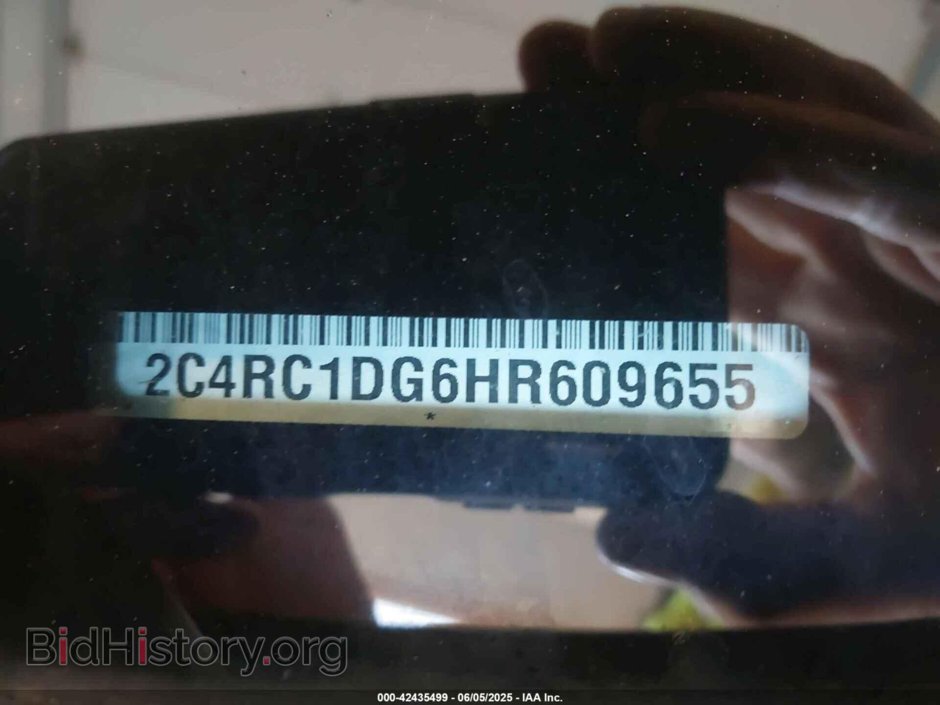 2017 CHRYSLER PACIFICA - VIN: 2C4RC1DG6HR609655 - Фото 9