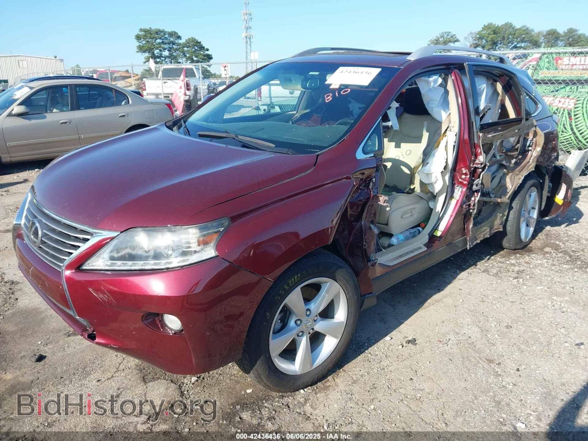 2013 LEXUS RX 350 - VIN: 2T2BK1BA1DC186041 - Фото 2
