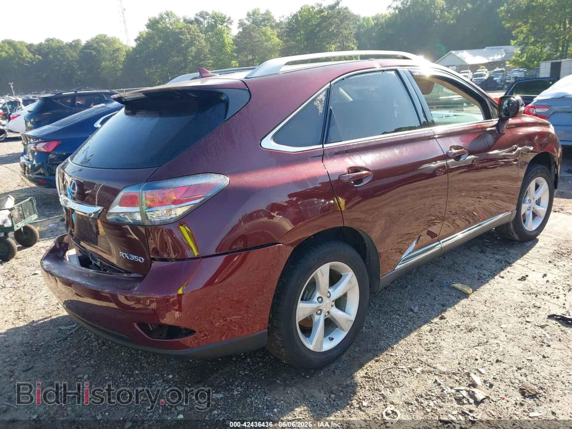 2013 LEXUS RX 350 - VIN: 2T2BK1BA1DC186041 - Фото 4