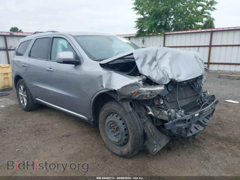 2015 Dodge DURANGO Limited (VIN 1C4RDJDGXFC201971) — photo 1 of 16, IAAI, damage: front end