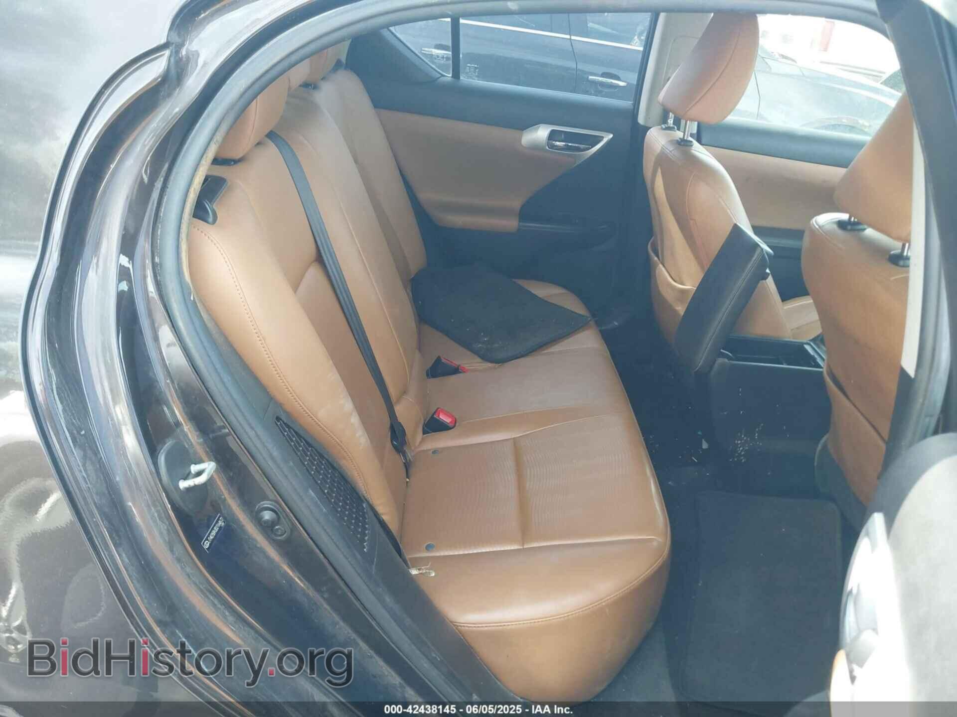 2013 LEXUS CT 200H - VIN: JTHKD5BH3D2164672 - Фото 8