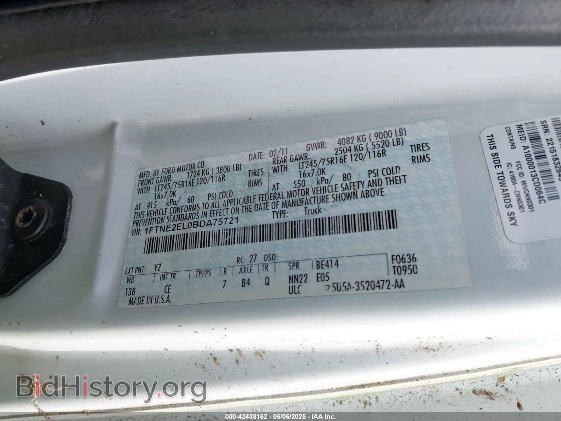2011 FORD E-250 - VIN: 1FTNE2EL0BDA75721 - Photo 9