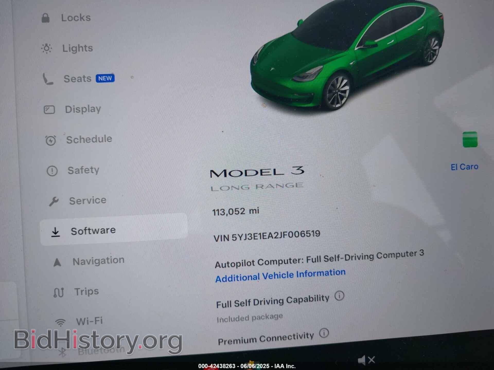 2018 TESLA MODEL 3 - VIN: 5YJ3E1EA2JF006519 - Photo 7