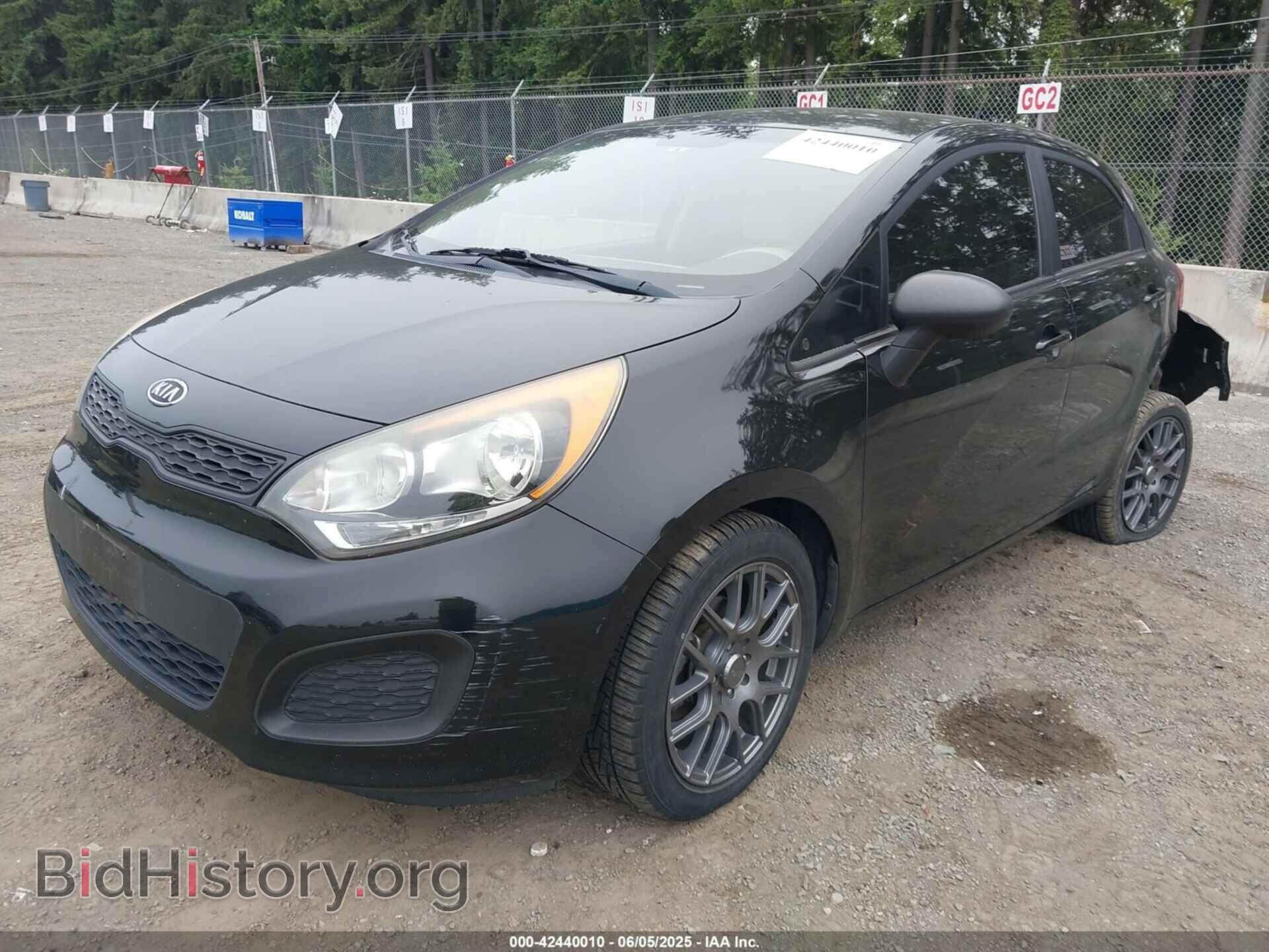 2012 KIA RIO5 - VIN: KNADM5A31C6066423 - Фото 2