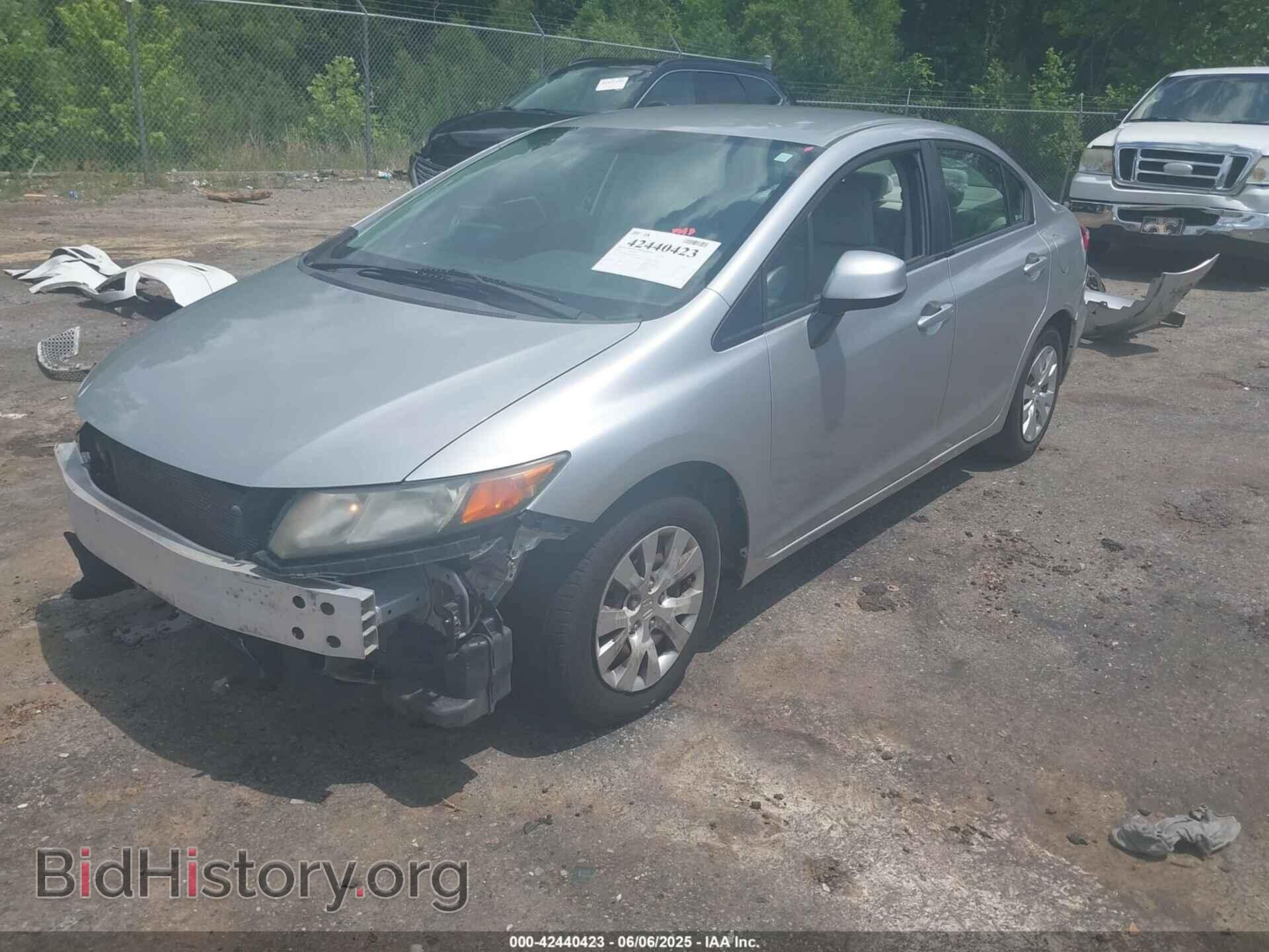 Фотография 2HGFB2F59CH334631 - HONDA CIVIC 2012