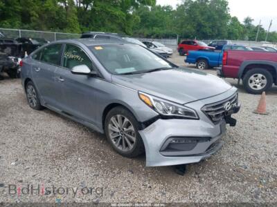 2015 Hyundai SONATA Sport, silver — VIN 5NPE34AF2FH098564, IAAI