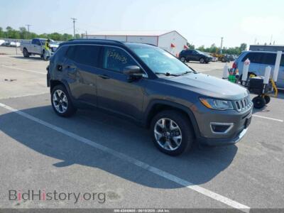 2019 Jeep COMPASS Limited 4X4, серый — VIN 3C4NJDCB2KT734474, IAAI