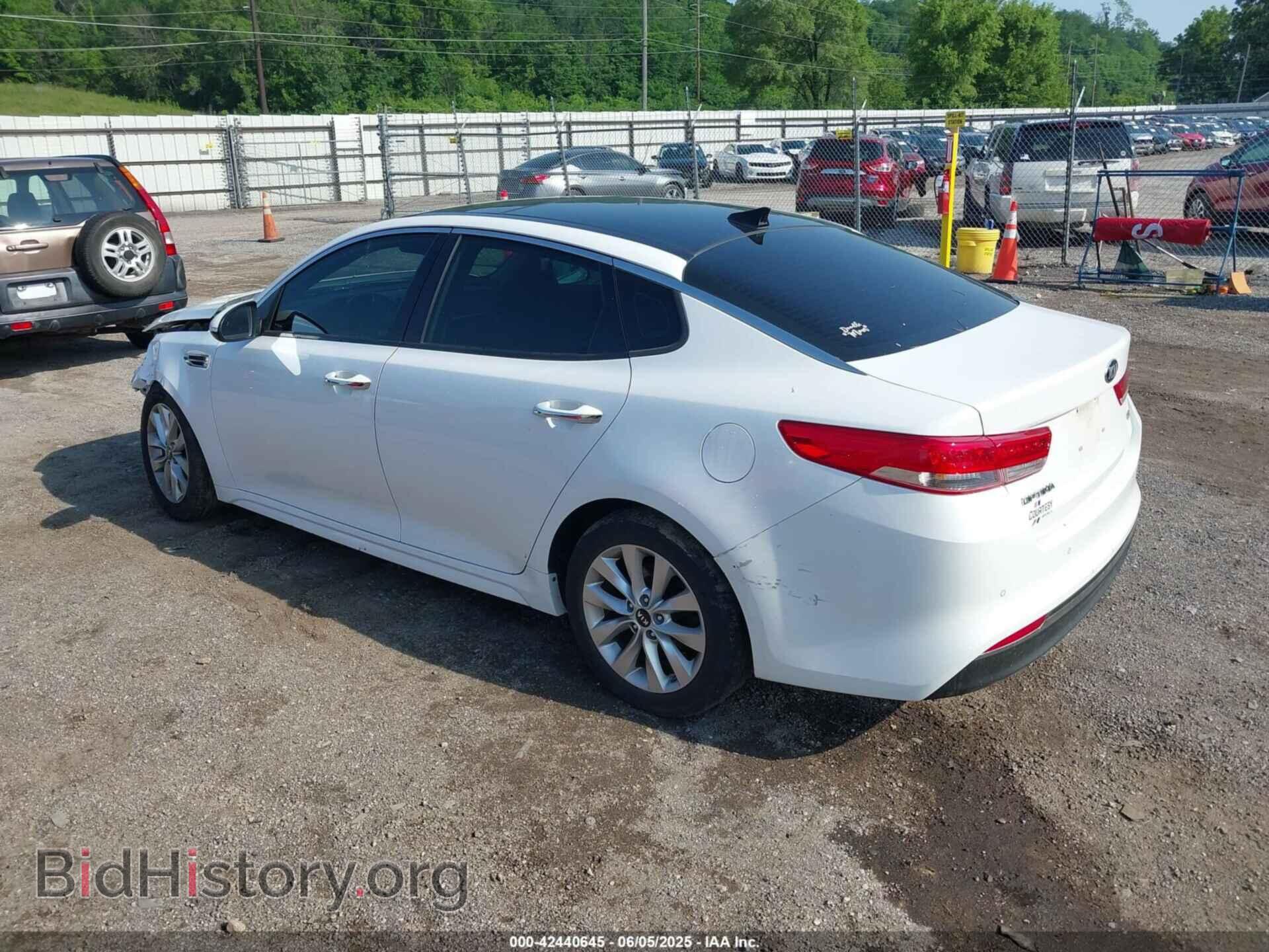 2016 KIA OPTIMA - VIN: 5XXGU4L38GG091950 - Фото 3
