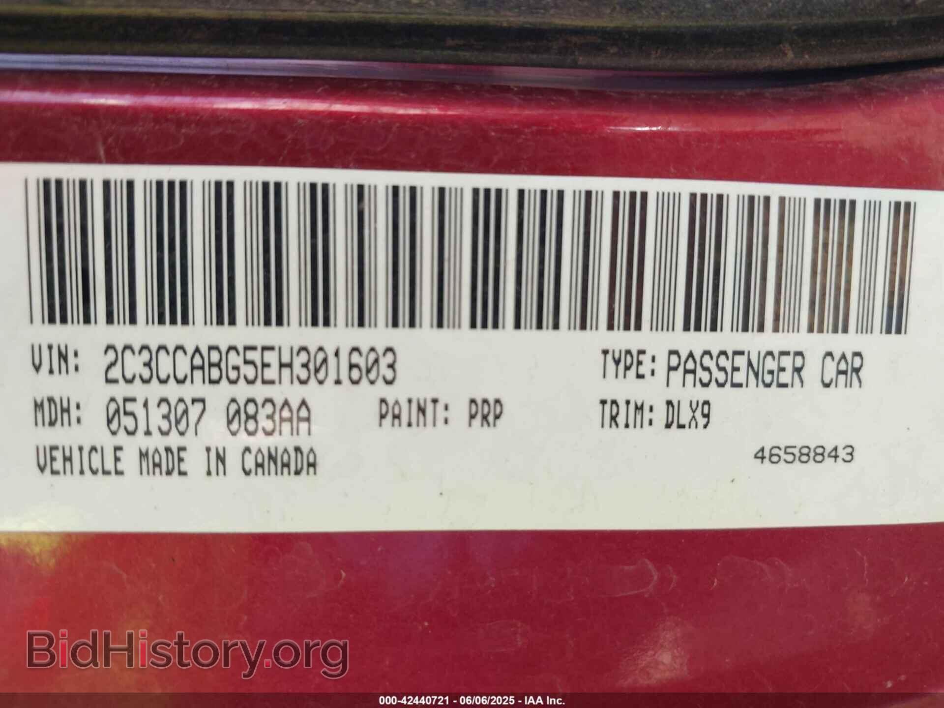 2014 CHRYSLER 300 - VIN: 2C3CCABG5EH301603 - Фото 9