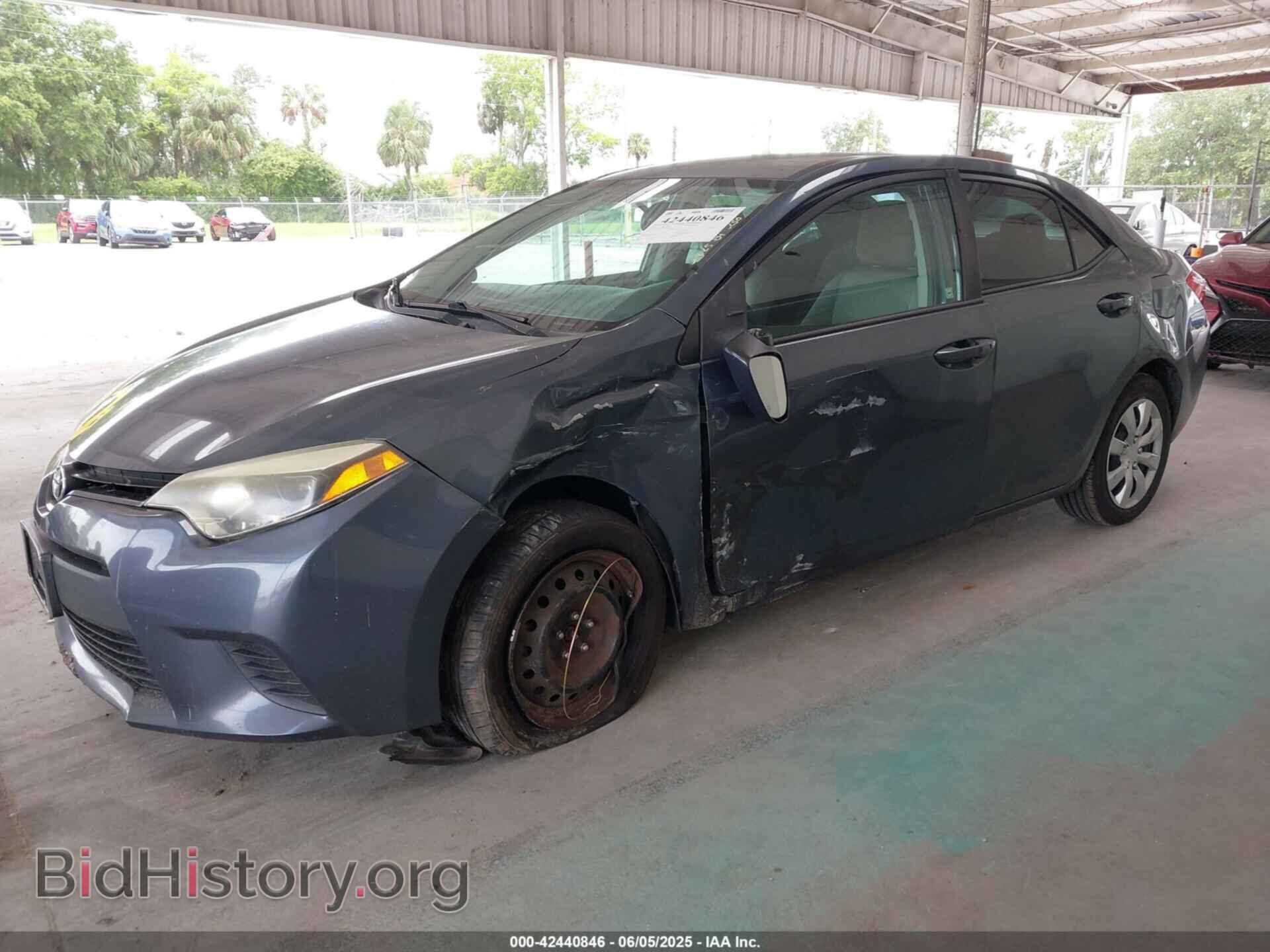 2014 TOYOTA COROLLA - VIN: 5YFBURHEXEP106034 - Фото 2