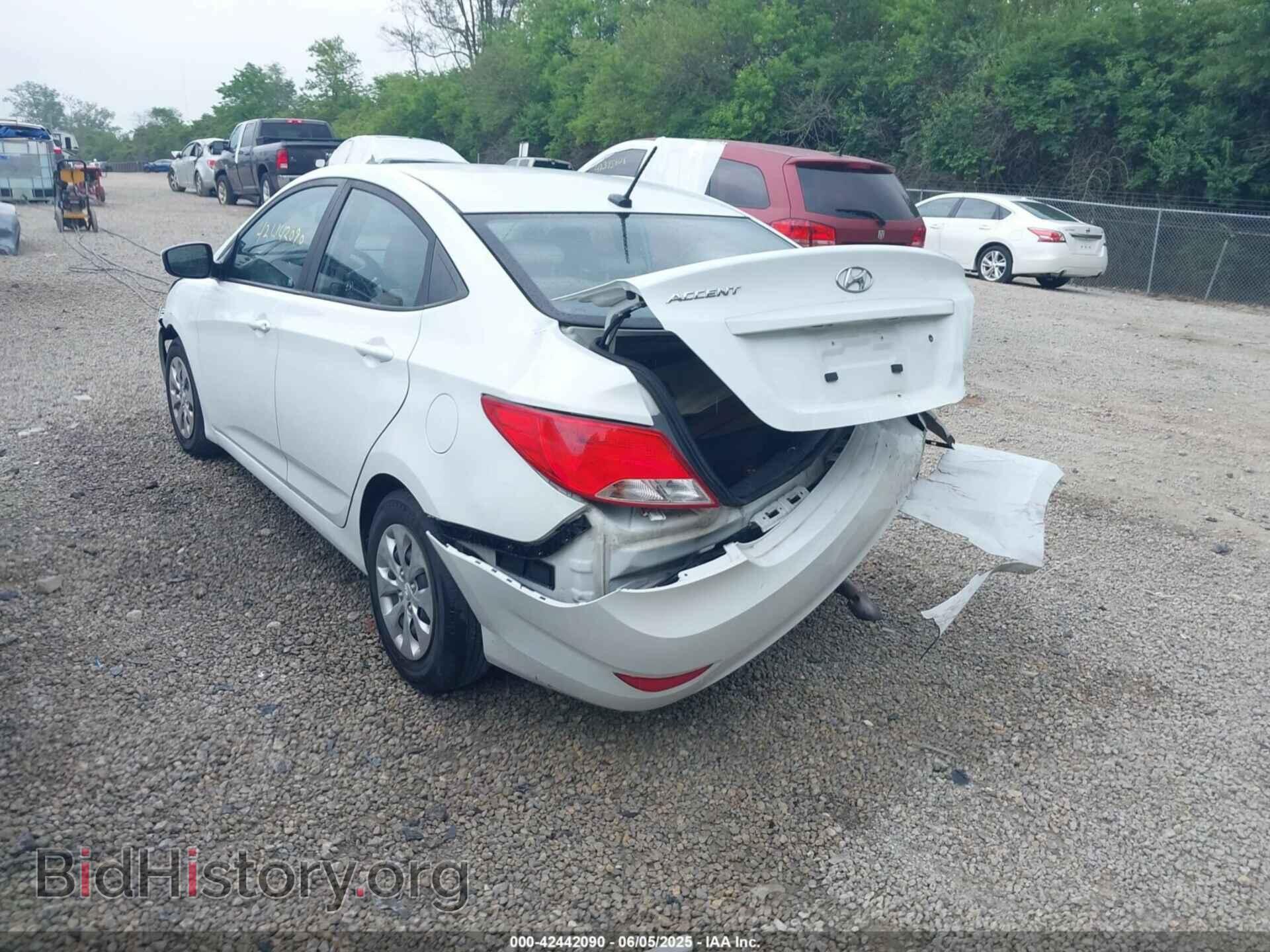 2016 HYUNDAI ACCENT - VIN: KMHCT4AE9GU079687 - Фото 3