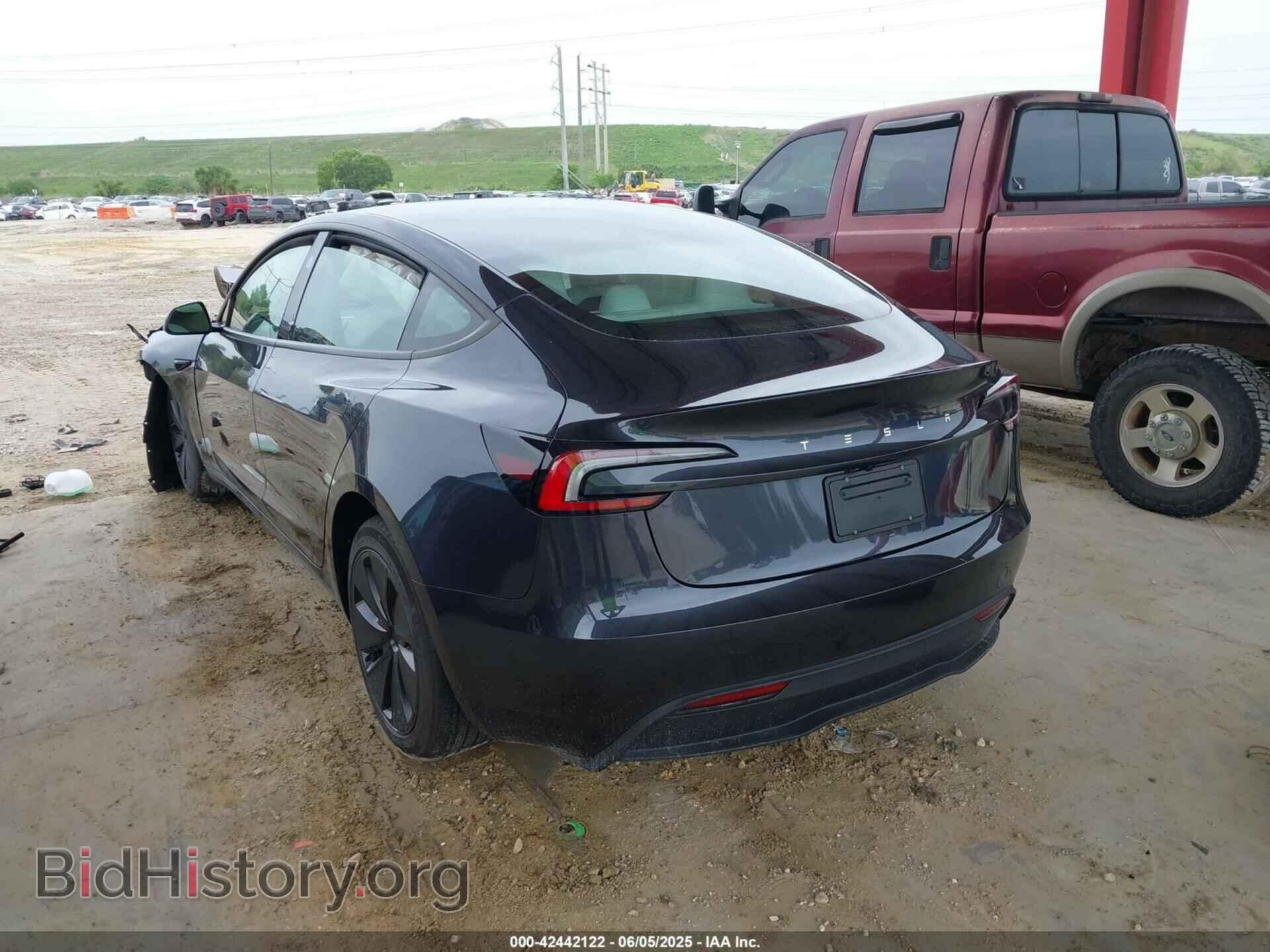 2025 TESLA MODEL 3 - VIN: 5YJ3E1EAXSF905176 - Фото 3