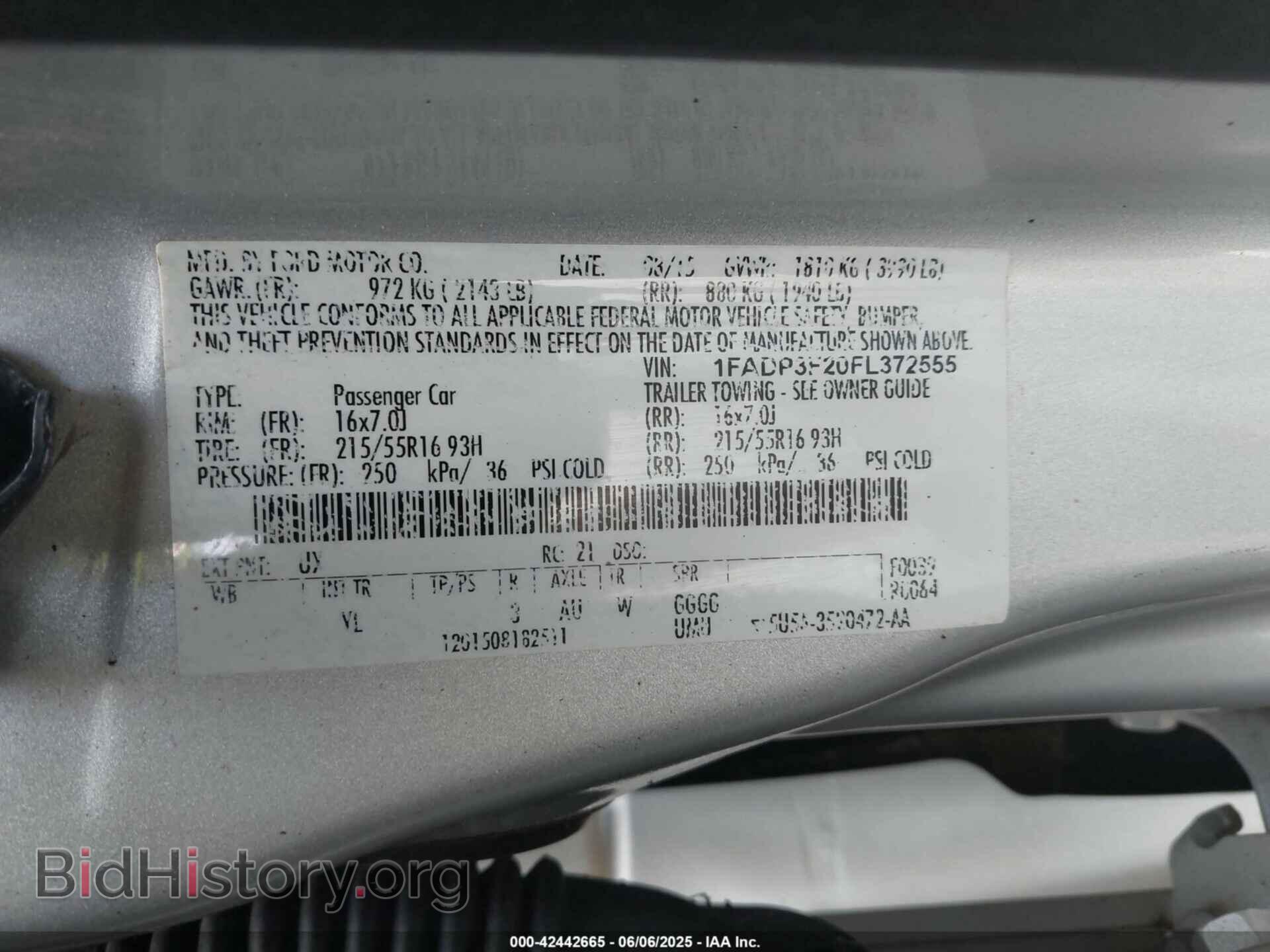 2015 FORD FOCUS - VIN: 1FADP3F20FL372555 - Photo 9