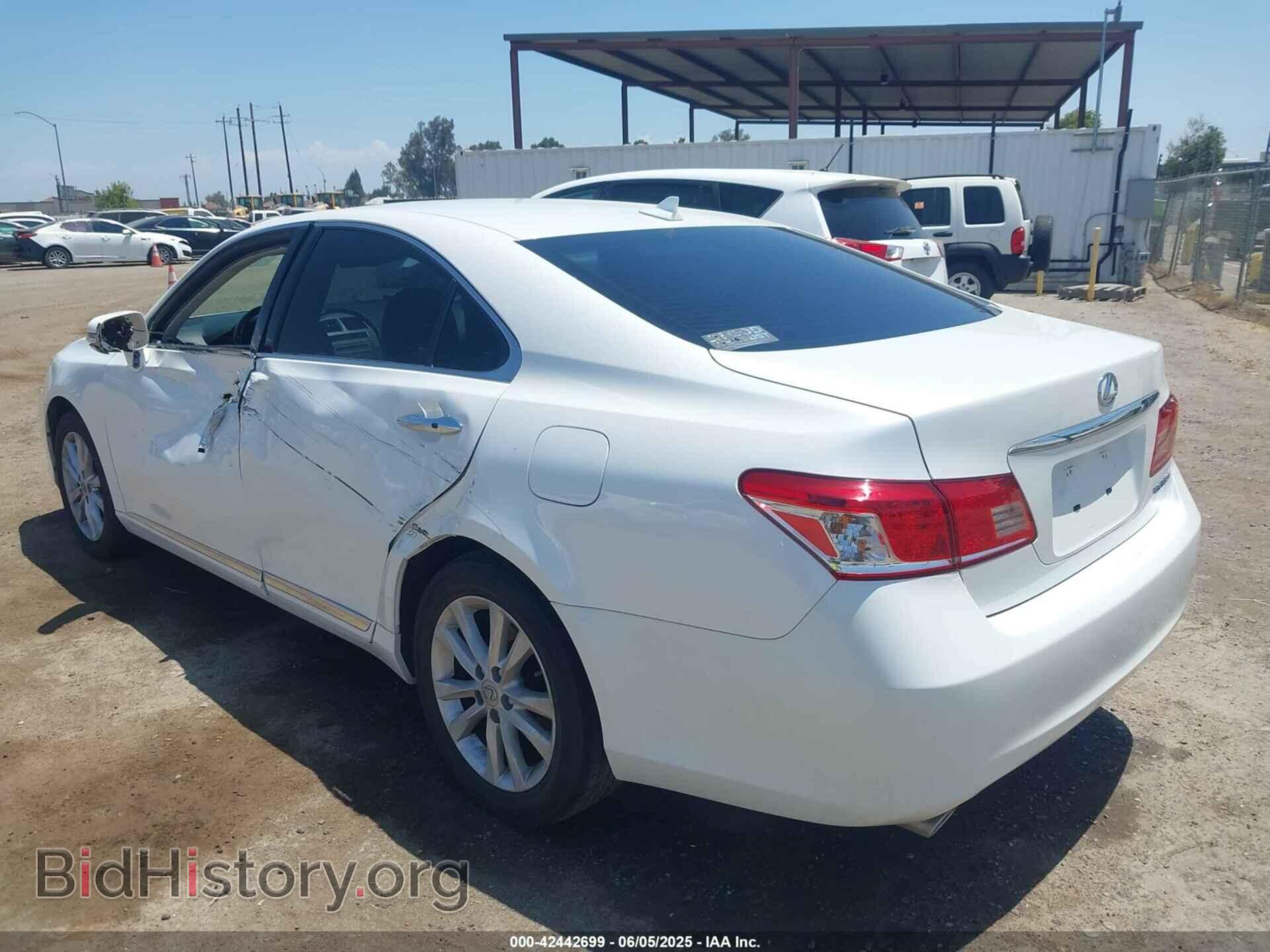 2012 LEXUS ES 350 - VIN: JTHBK1EG0C2497556 - Фото 3