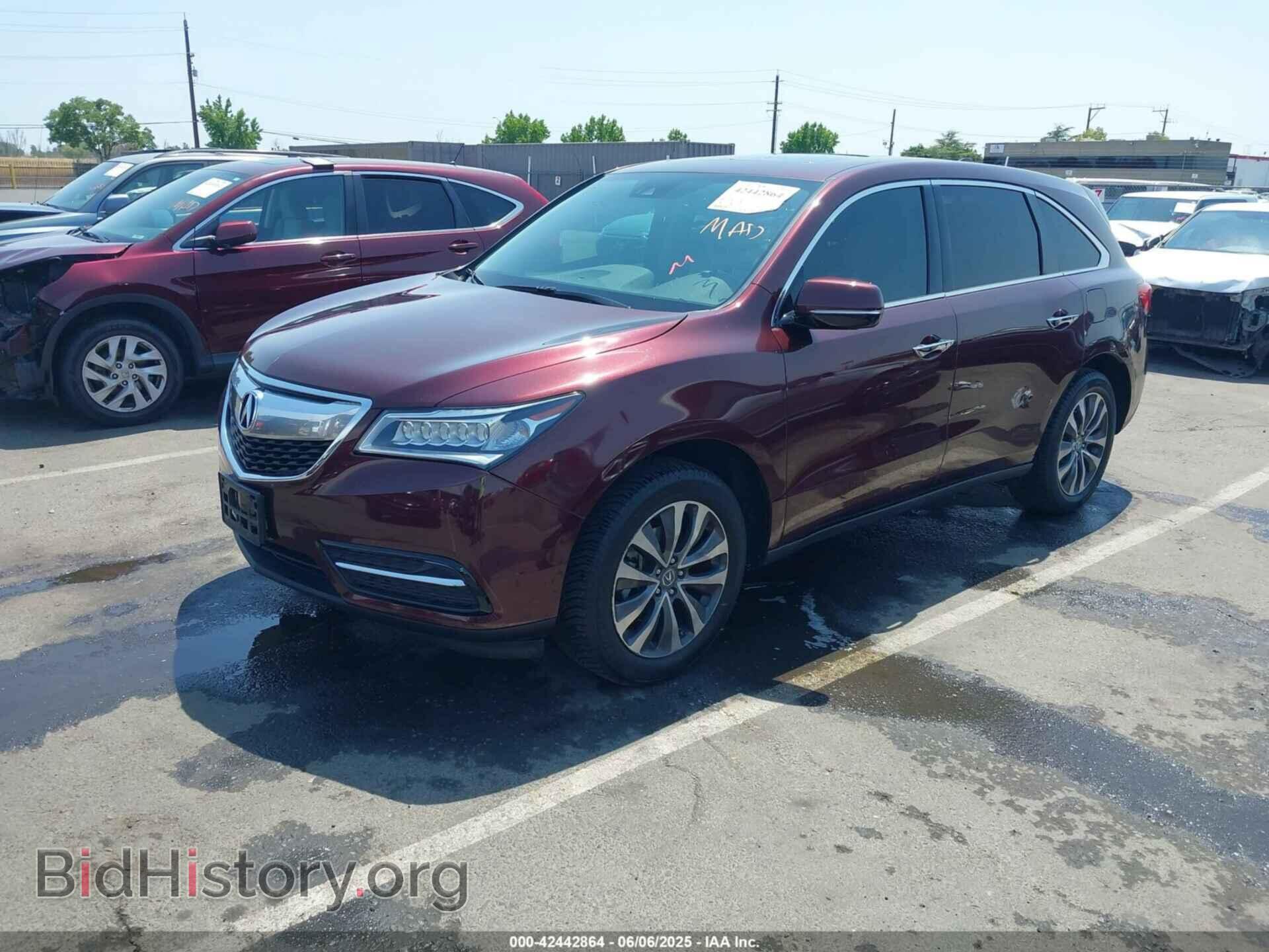2016 ACURA MDX - VIN: 5FRYD4H44GB006979 - Фото 2