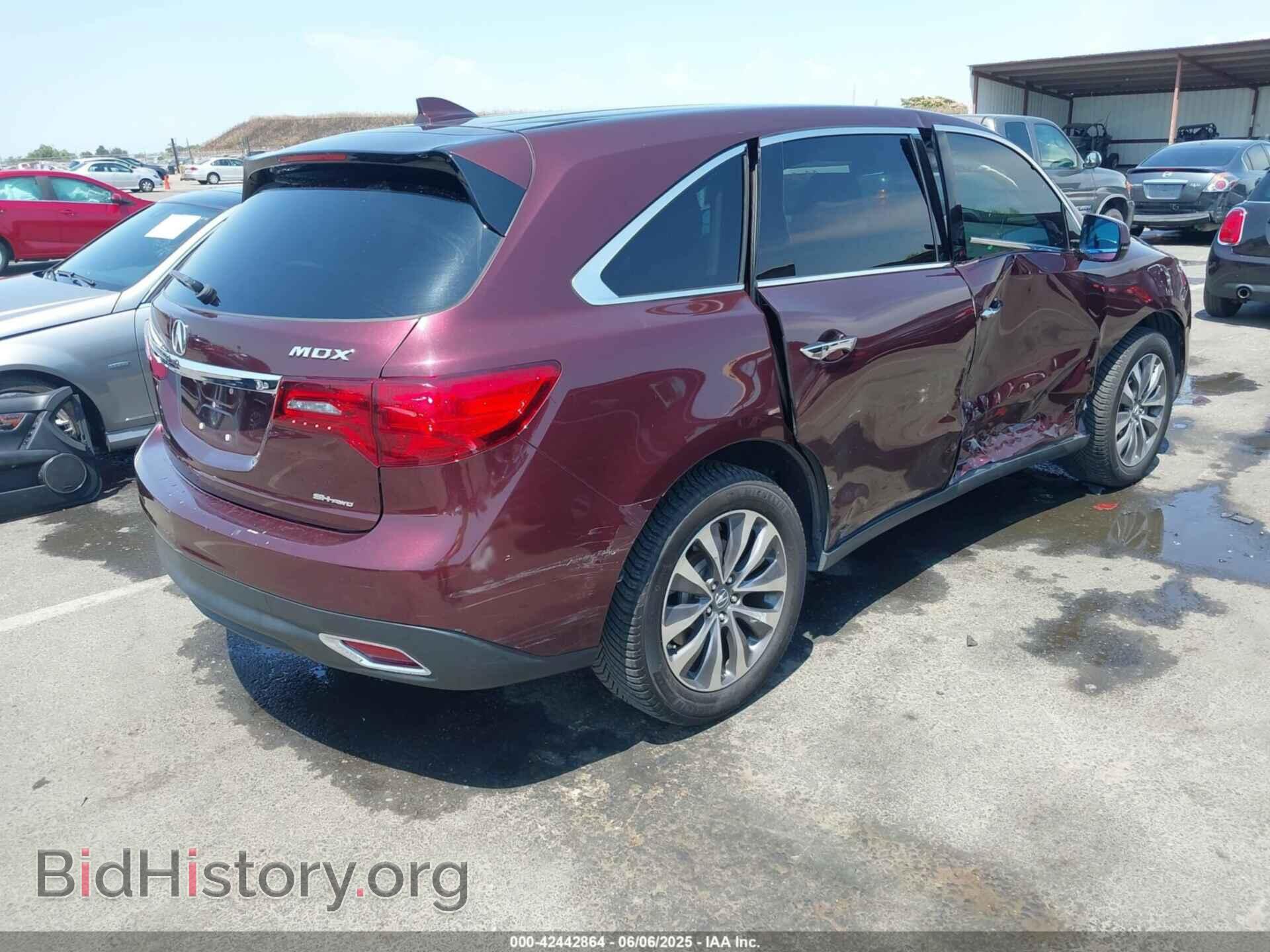 2016 ACURA MDX - VIN: 5FRYD4H44GB006979 - Фото 4