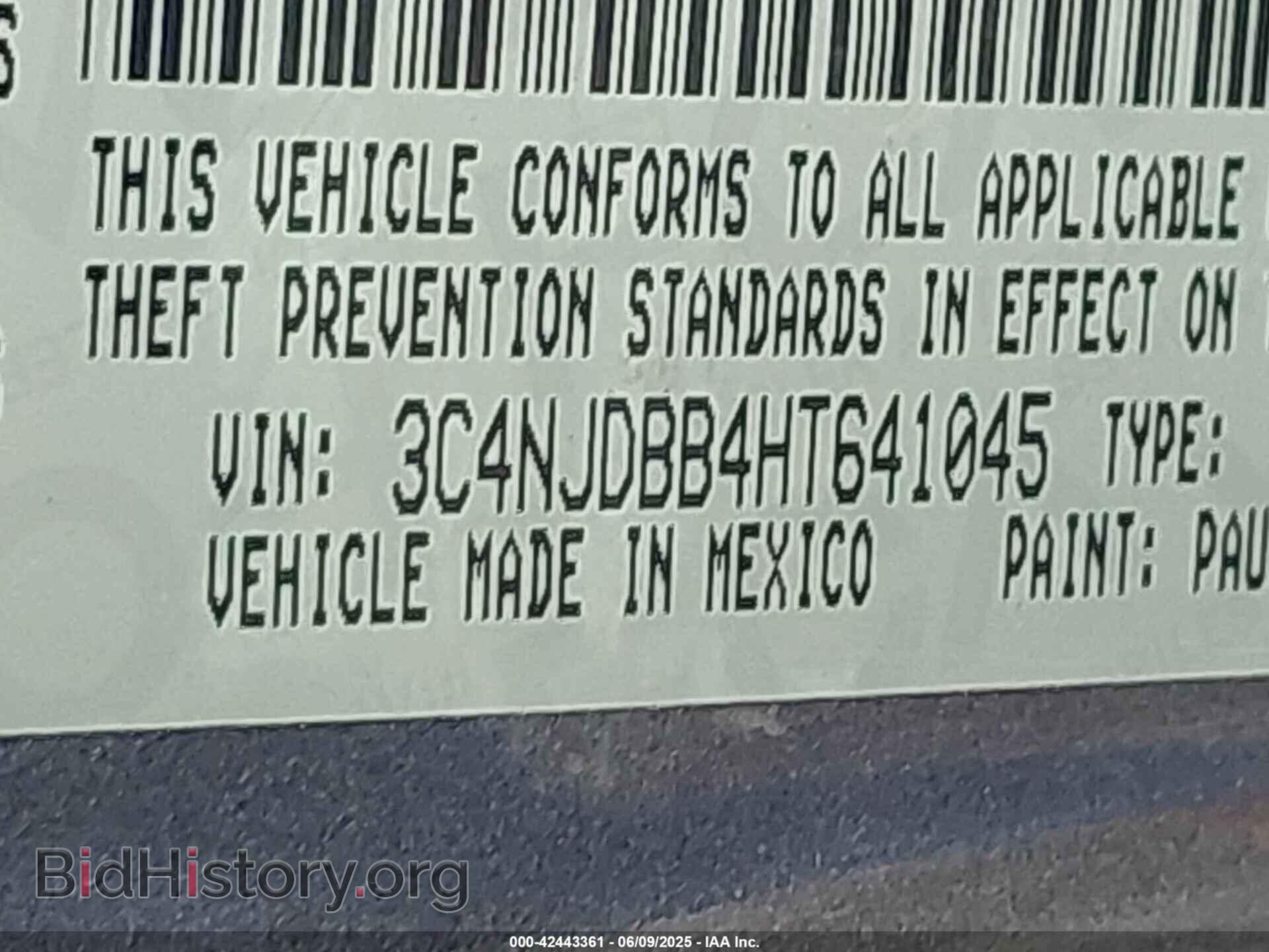 2017 JEEP NEW COMPASS - VIN: 3C4NJDBB4HT641045 - Фото 9