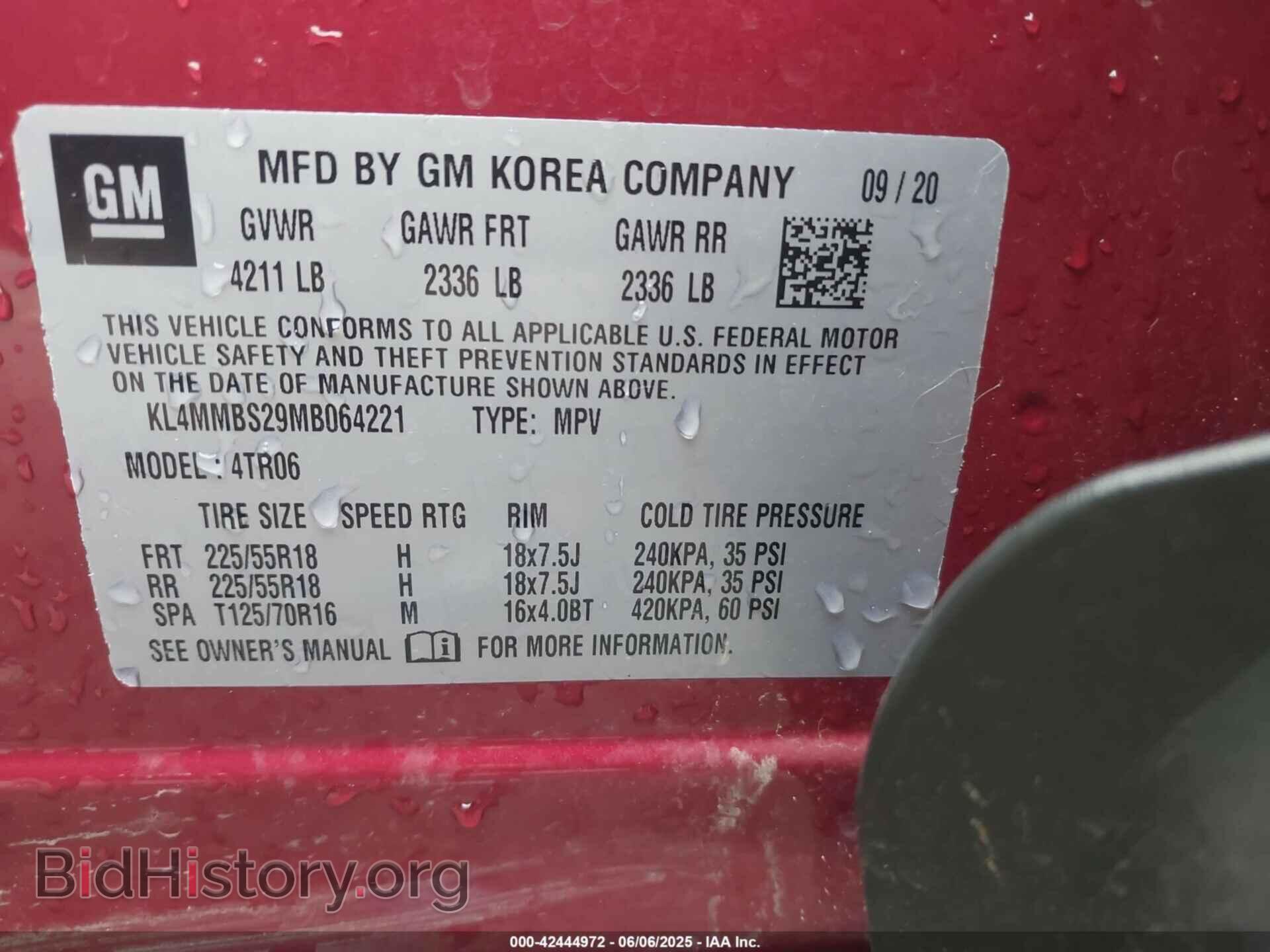 2021 BUICK ENCORE GX - VIN: KL4MMBS29MB064221 - Фото 9