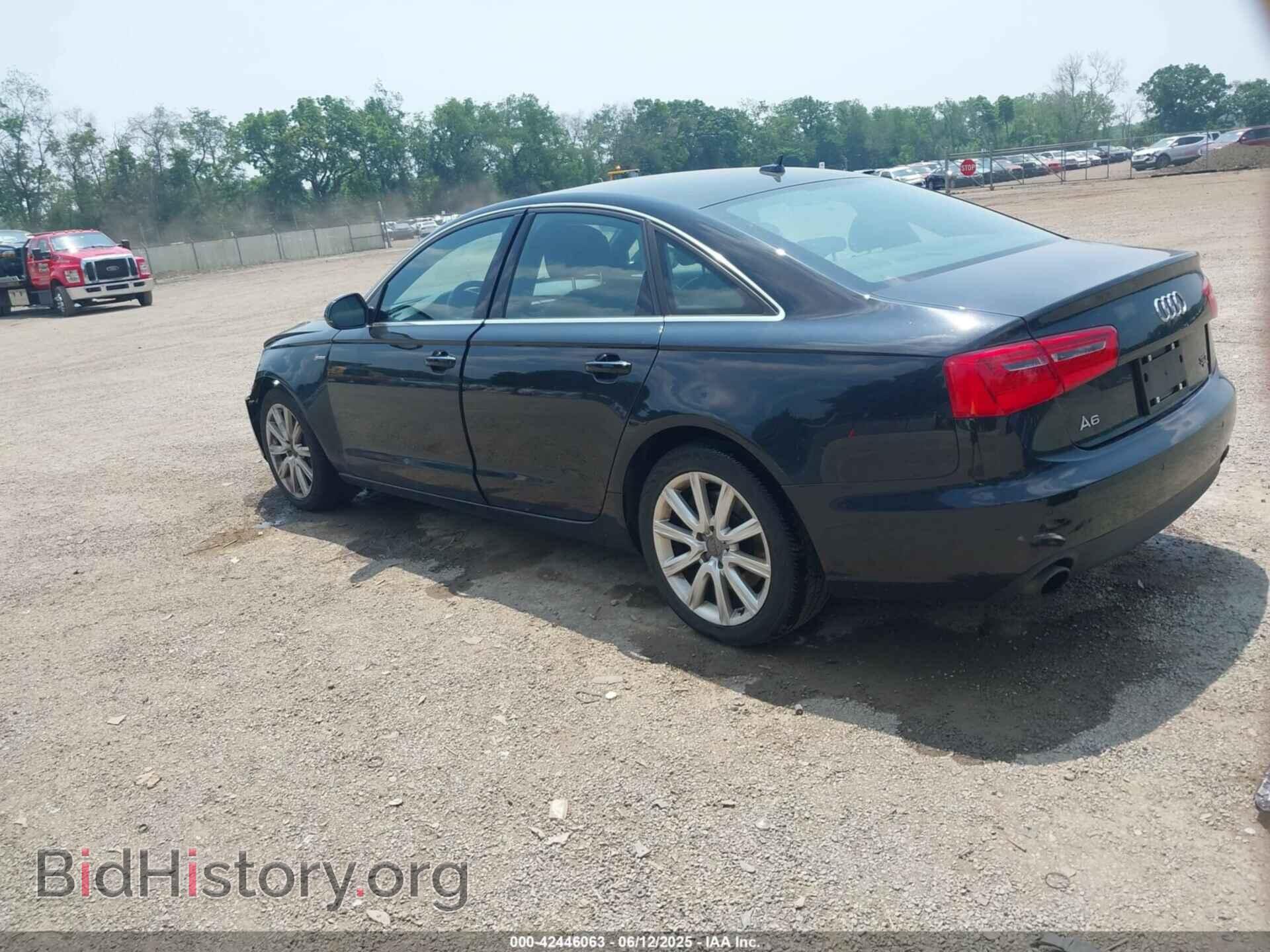 2013 AUDI A6 - VIN: WAUGGAFC3DN083155 - Фото 3