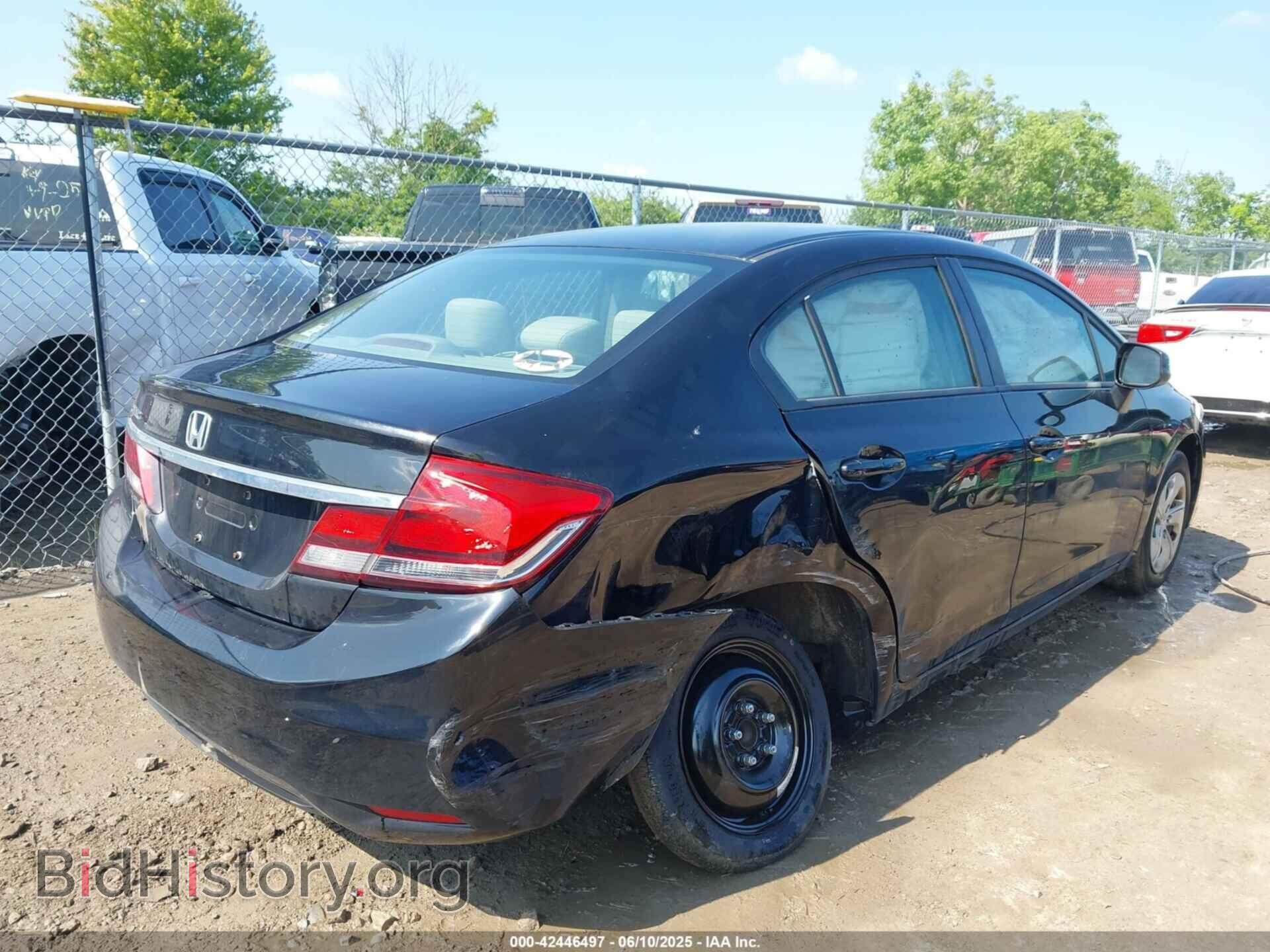 2013 HONDA CIVIC - VIN: 19XFB2F51DE081459 - Фото 4