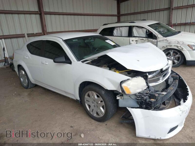 2013 Dodge AVENGER SE (VIN 1C3CDZAB5DN741893) — photo 1 of 16, IAAI, damage: front end